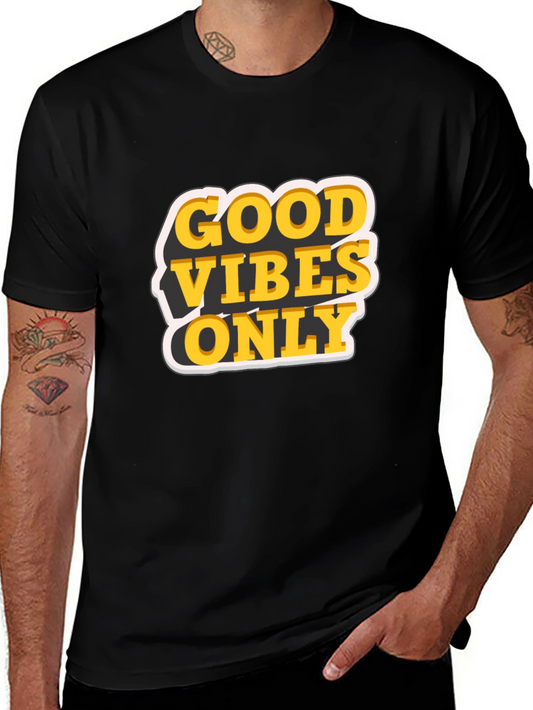 Good Vibes Only Graphic T-Shirt - Black
