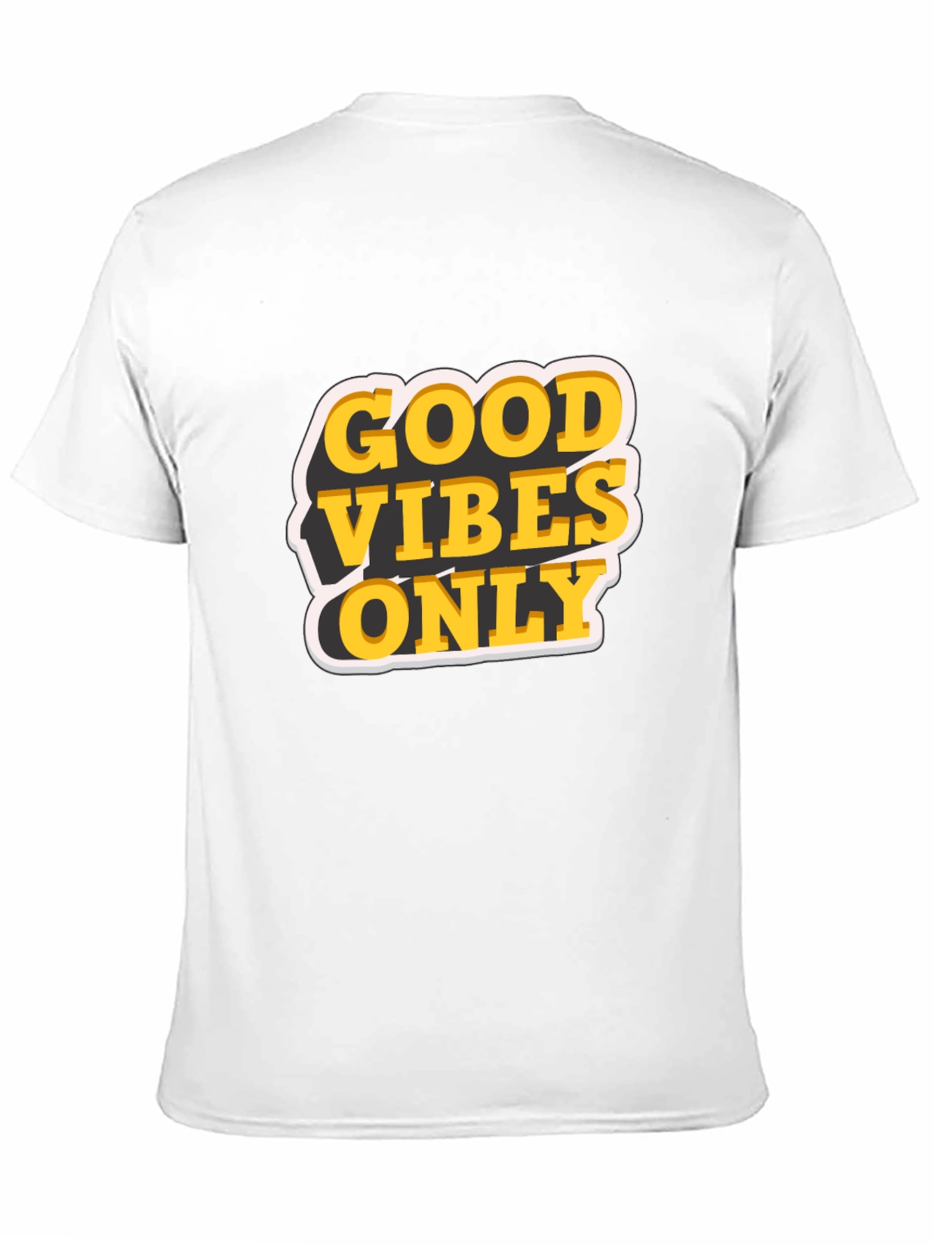 Good Vibes Only Graphic T-Shirt - Black