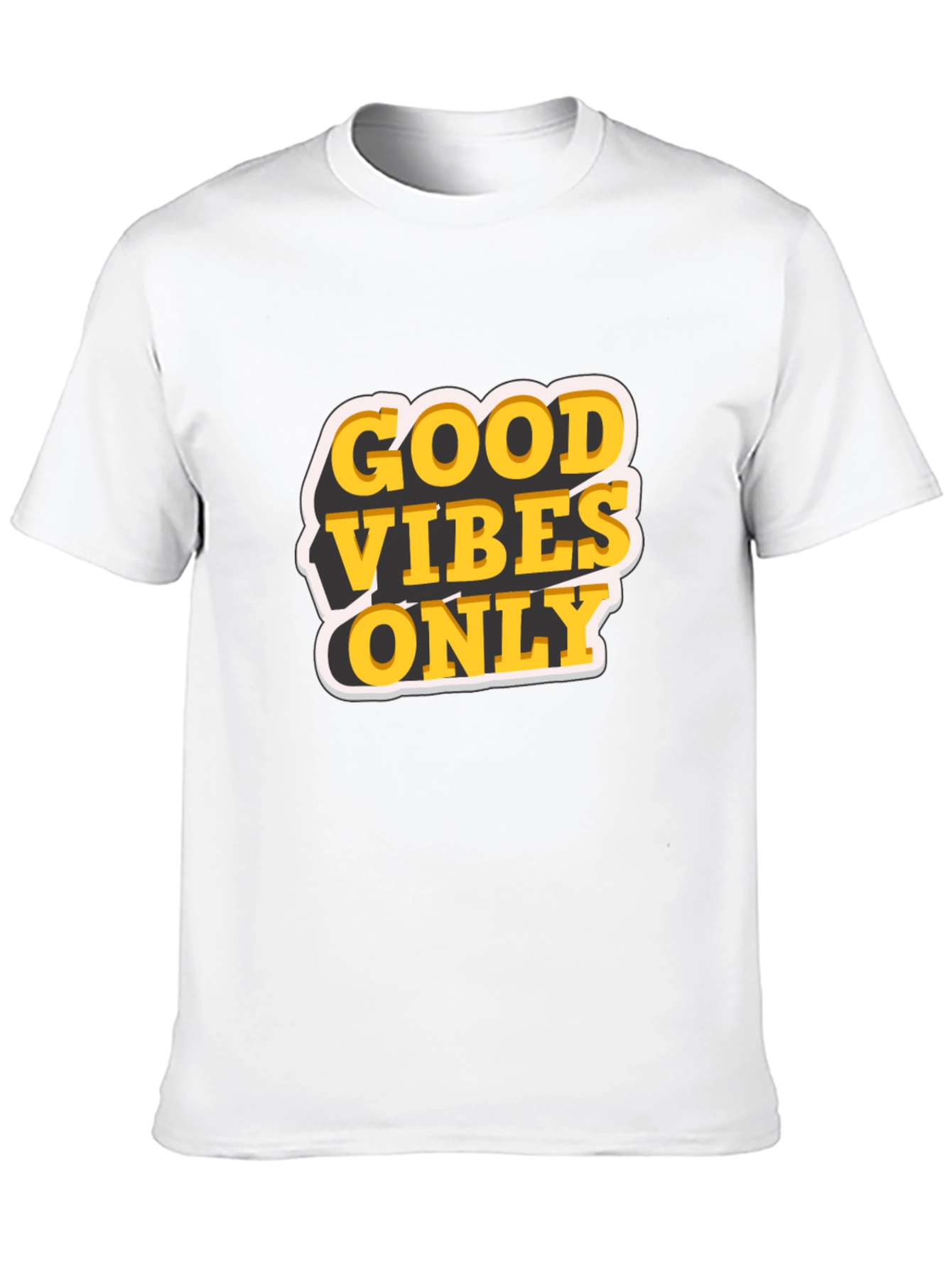 Good Vibes Only Graphic T-Shirt - Black