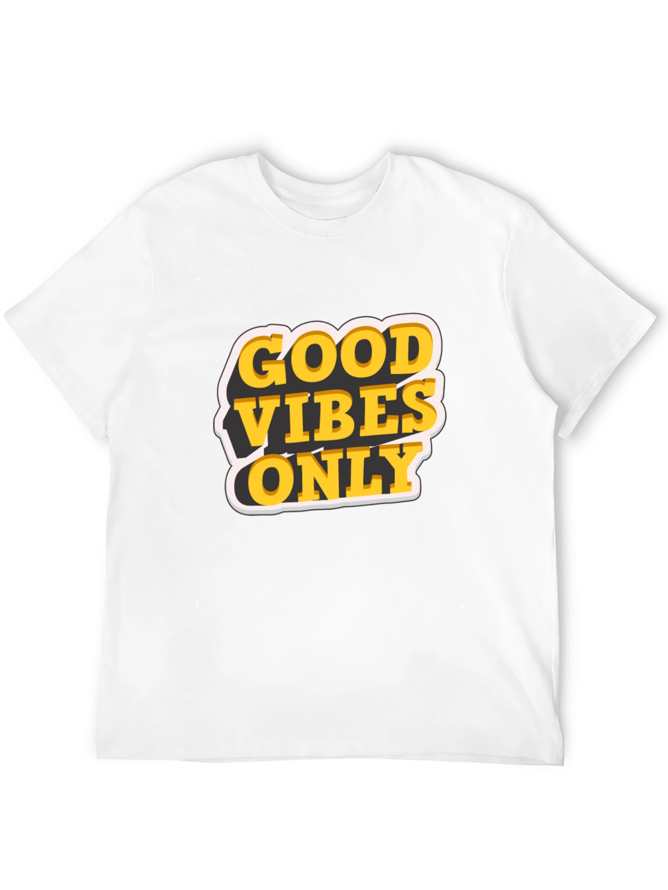 Good Vibes Only Graphic T-Shirt - Black