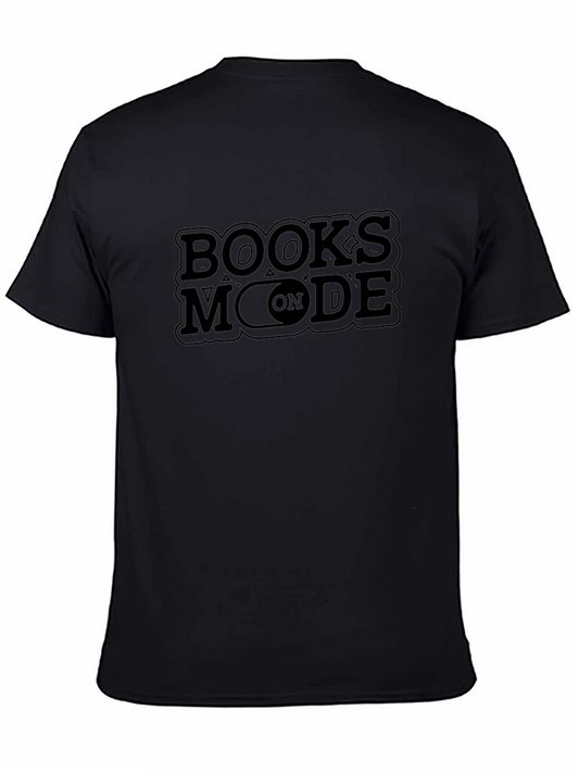 Books On Mode T-Shirt Black Novelty Tee