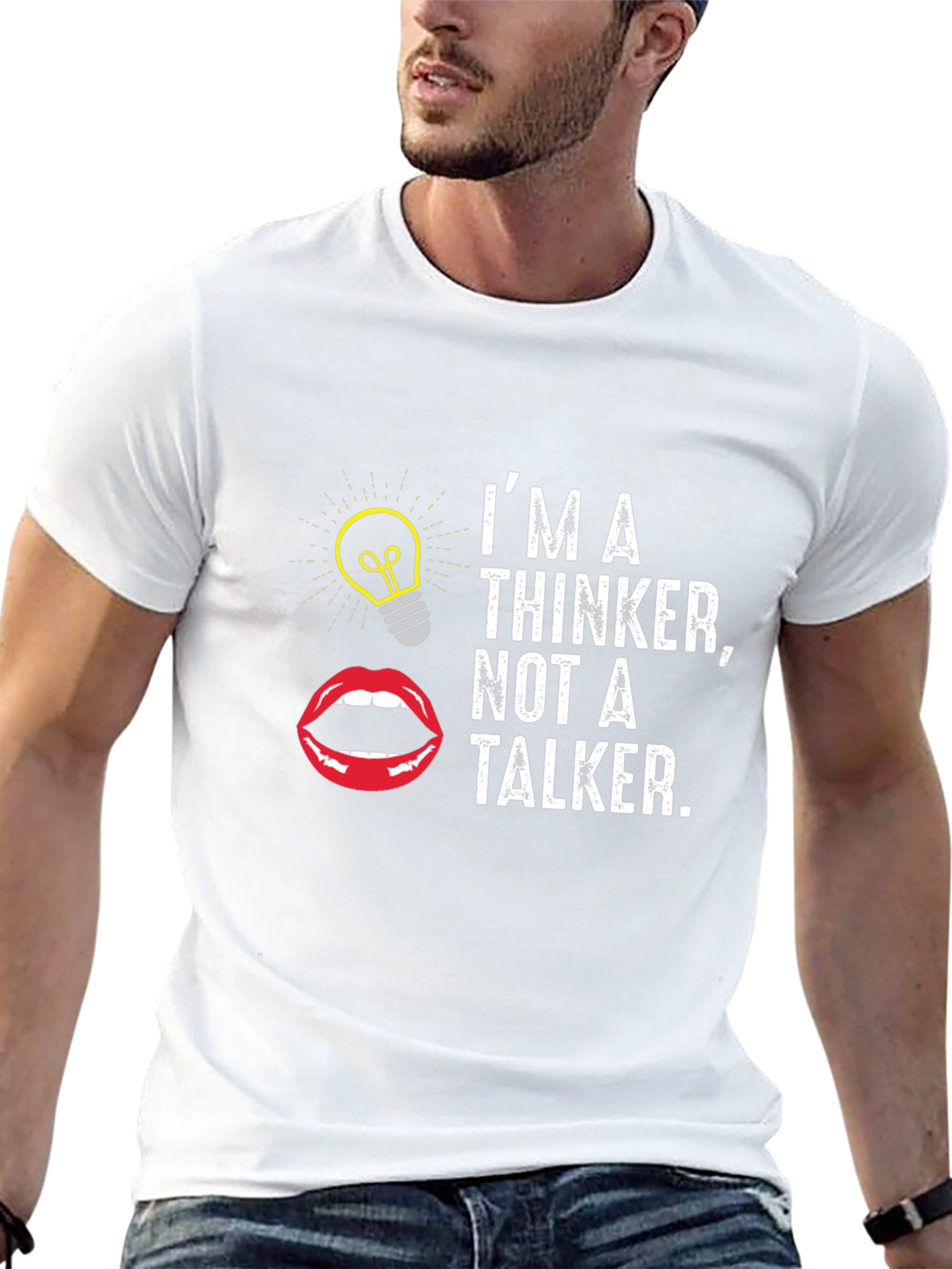 Thinker T-Shirt:  Im A Thinker Not A Talker
