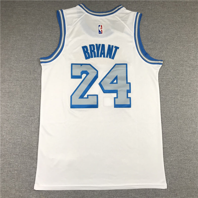 Men's Los Angeles Lakers Kobe Bryant White 2020/21 Swingman Jerseys City Edition