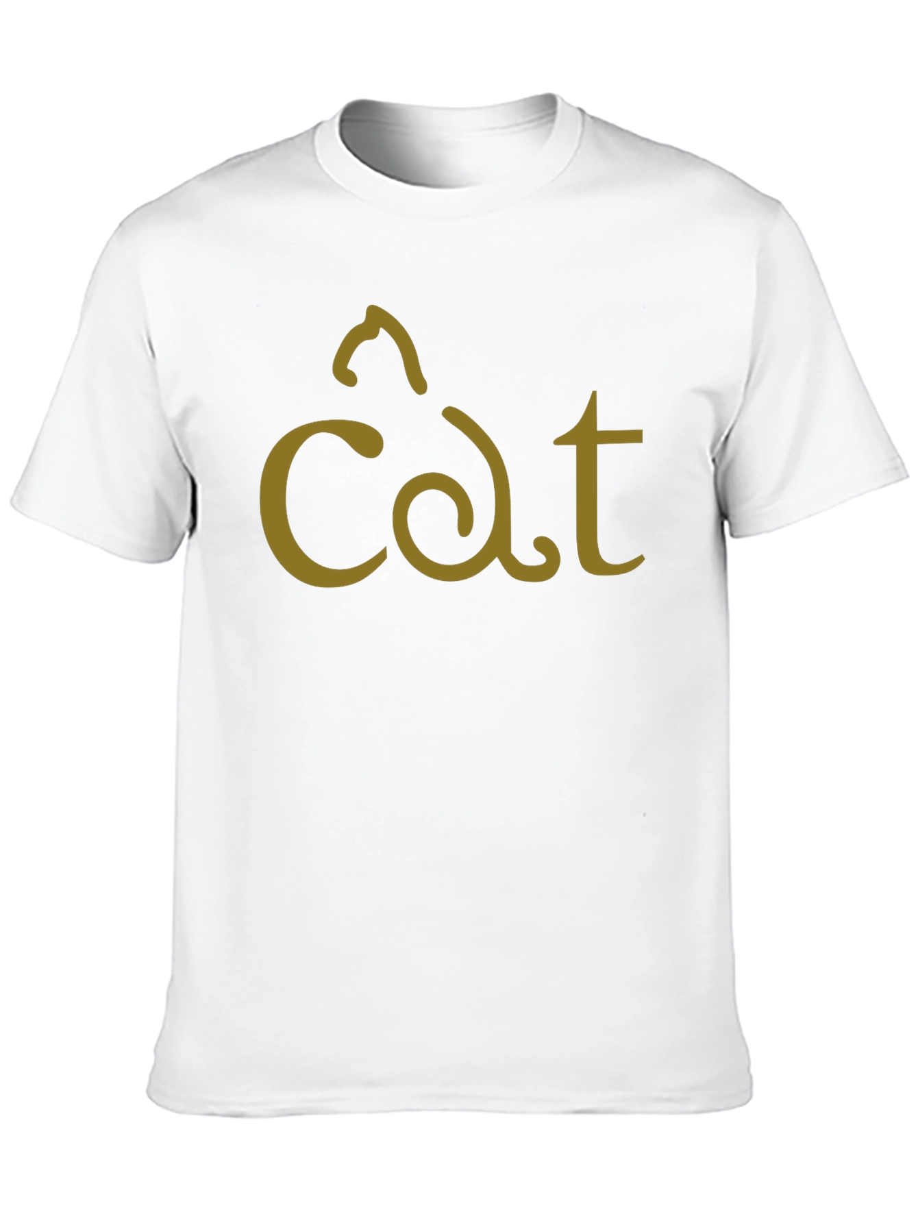 Cat Silhouette T-Shirt - Unique Design