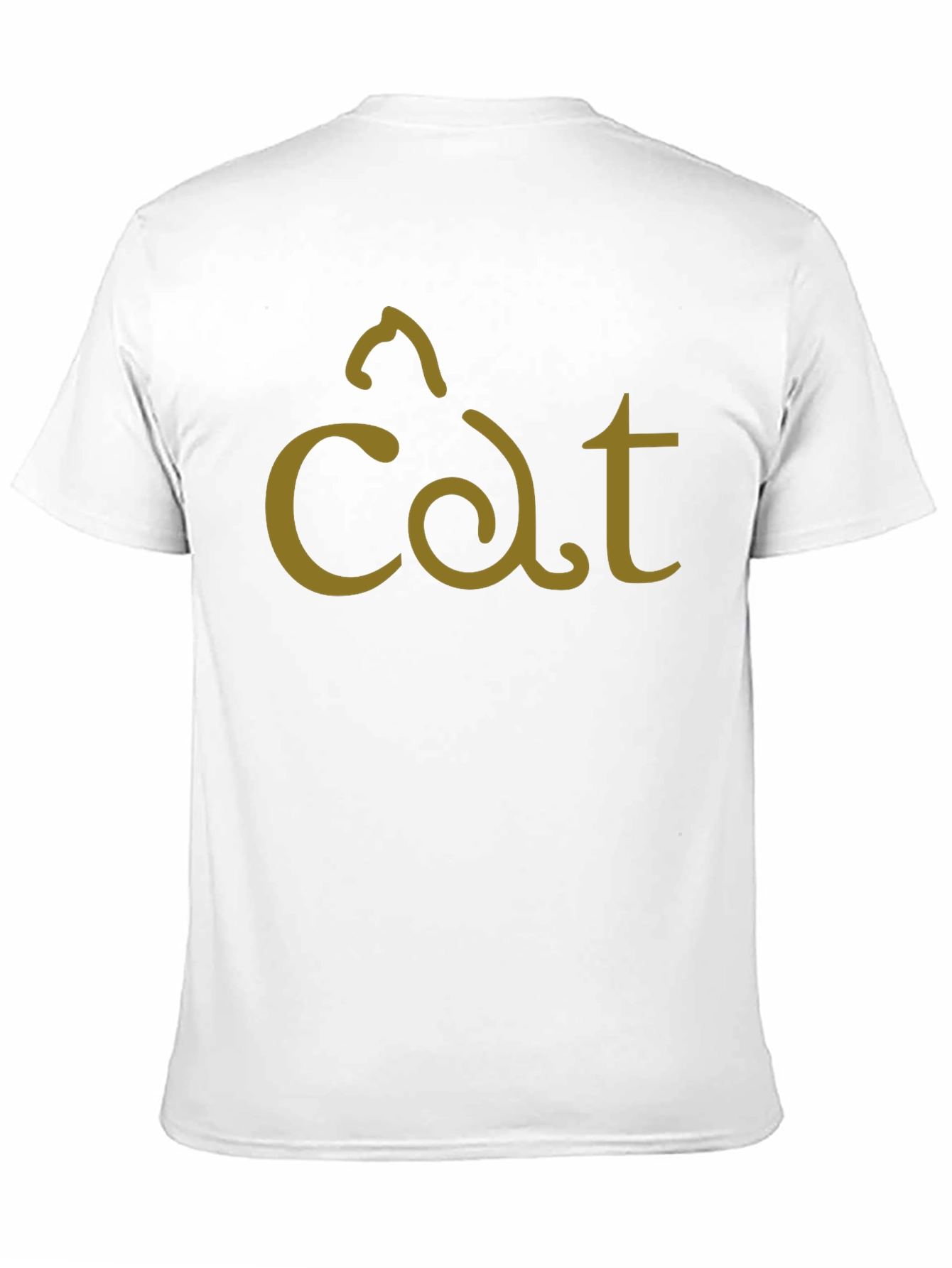 Cat Silhouette T-Shirt - Unique Design