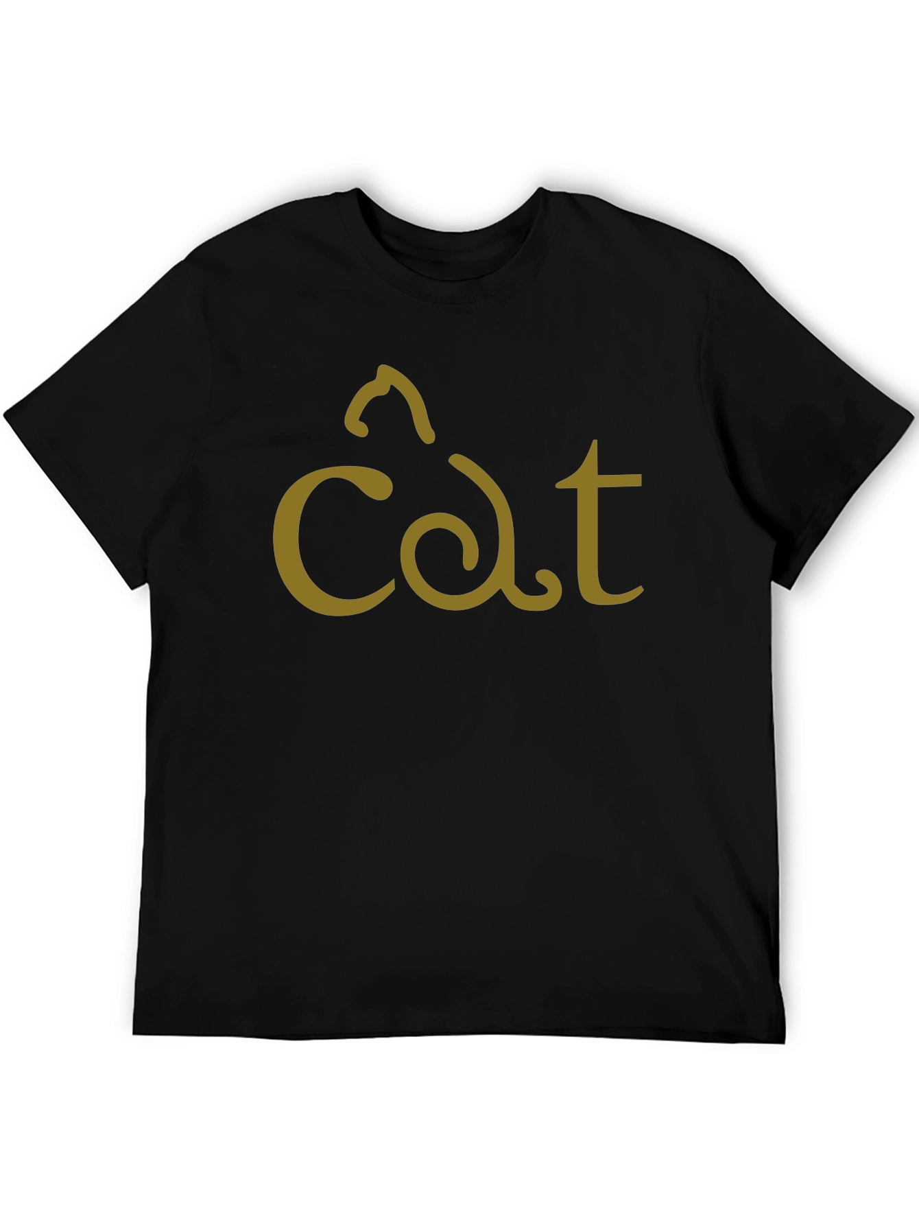 Cat Silhouette T-Shirt - Unique Design