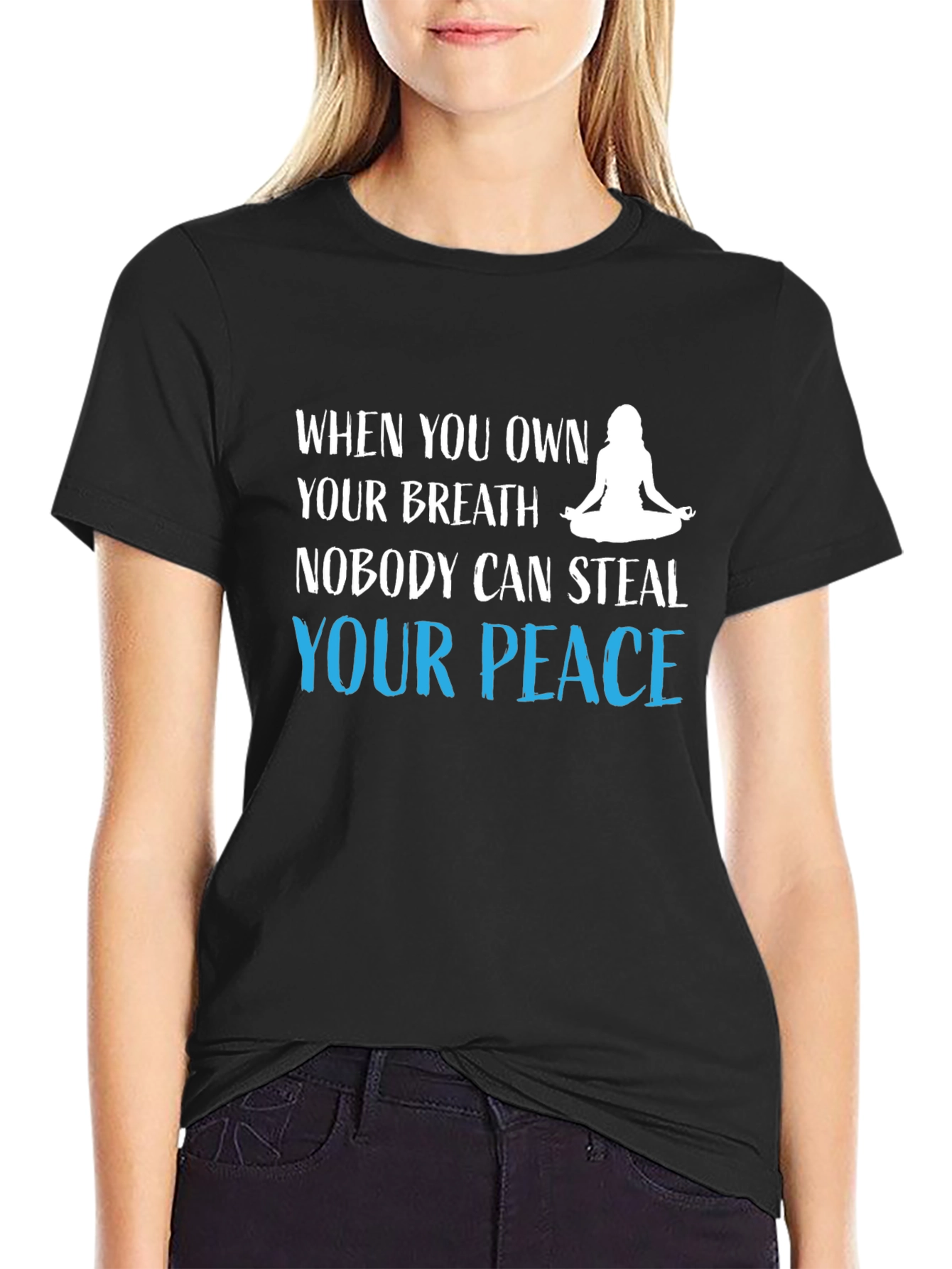 Own Your Breath Yoga Graphic T-Shirt