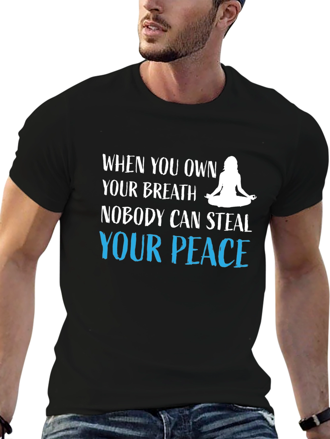 Own Your Breath Yoga Graphic T-Shirt