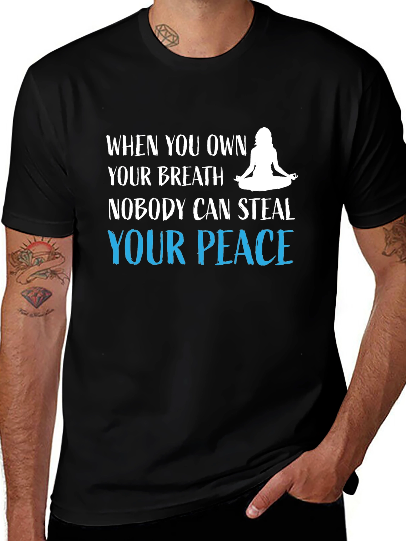 Own Your Breath Yoga Graphic T-Shirt