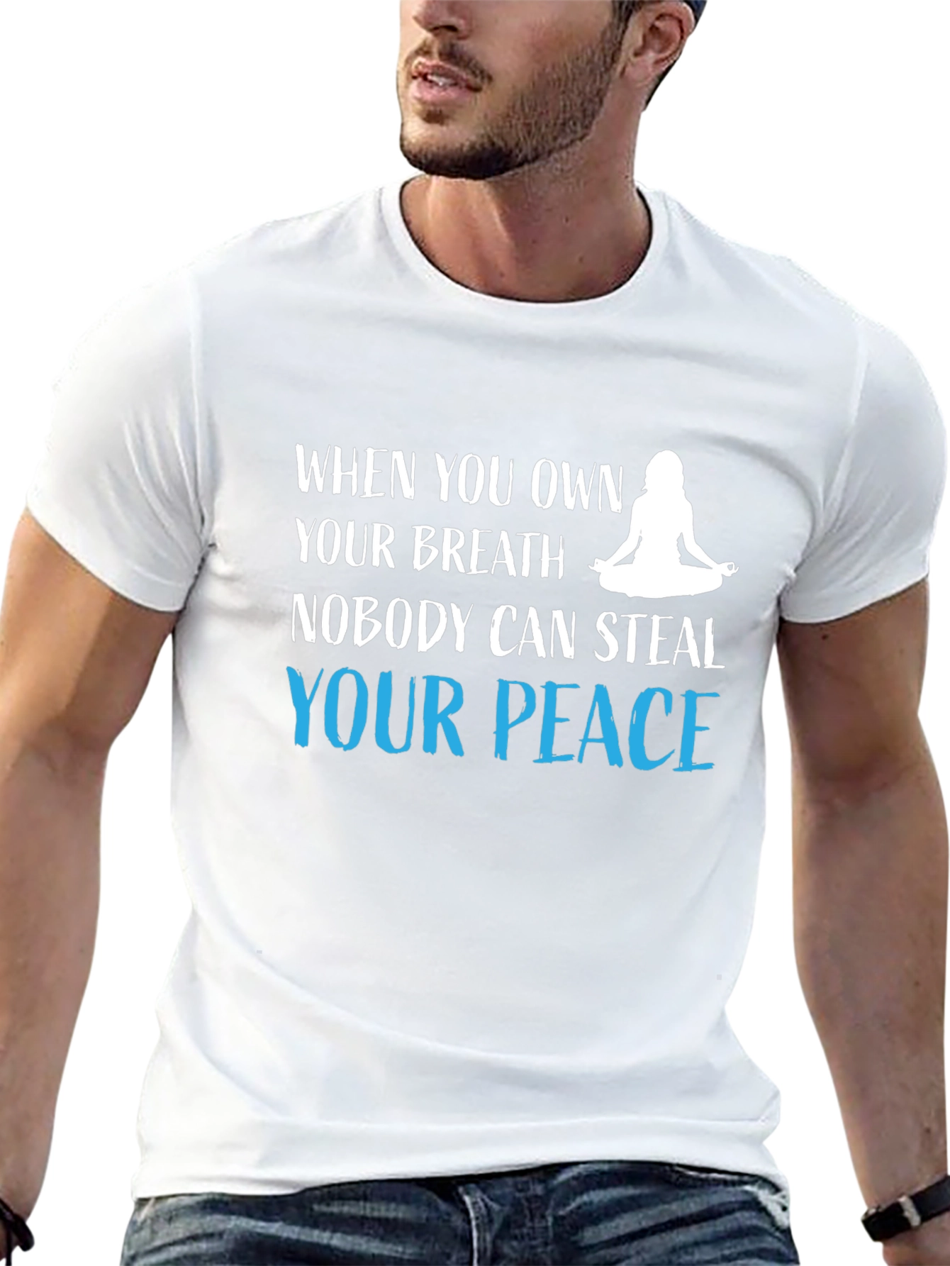 Own Your Breath Yoga Graphic T-Shirt