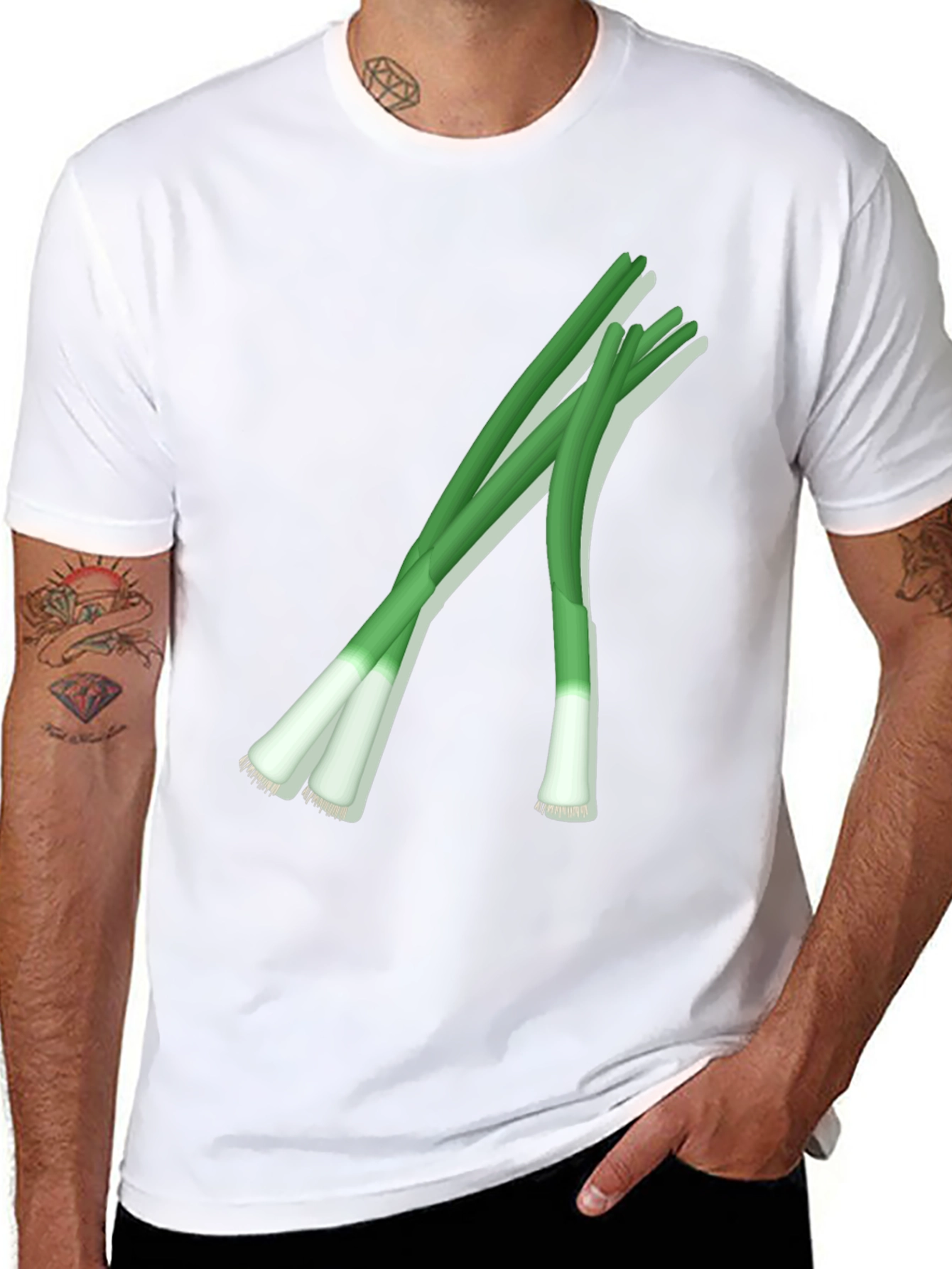 Spring Onion Graphic Tee - Fresh Style