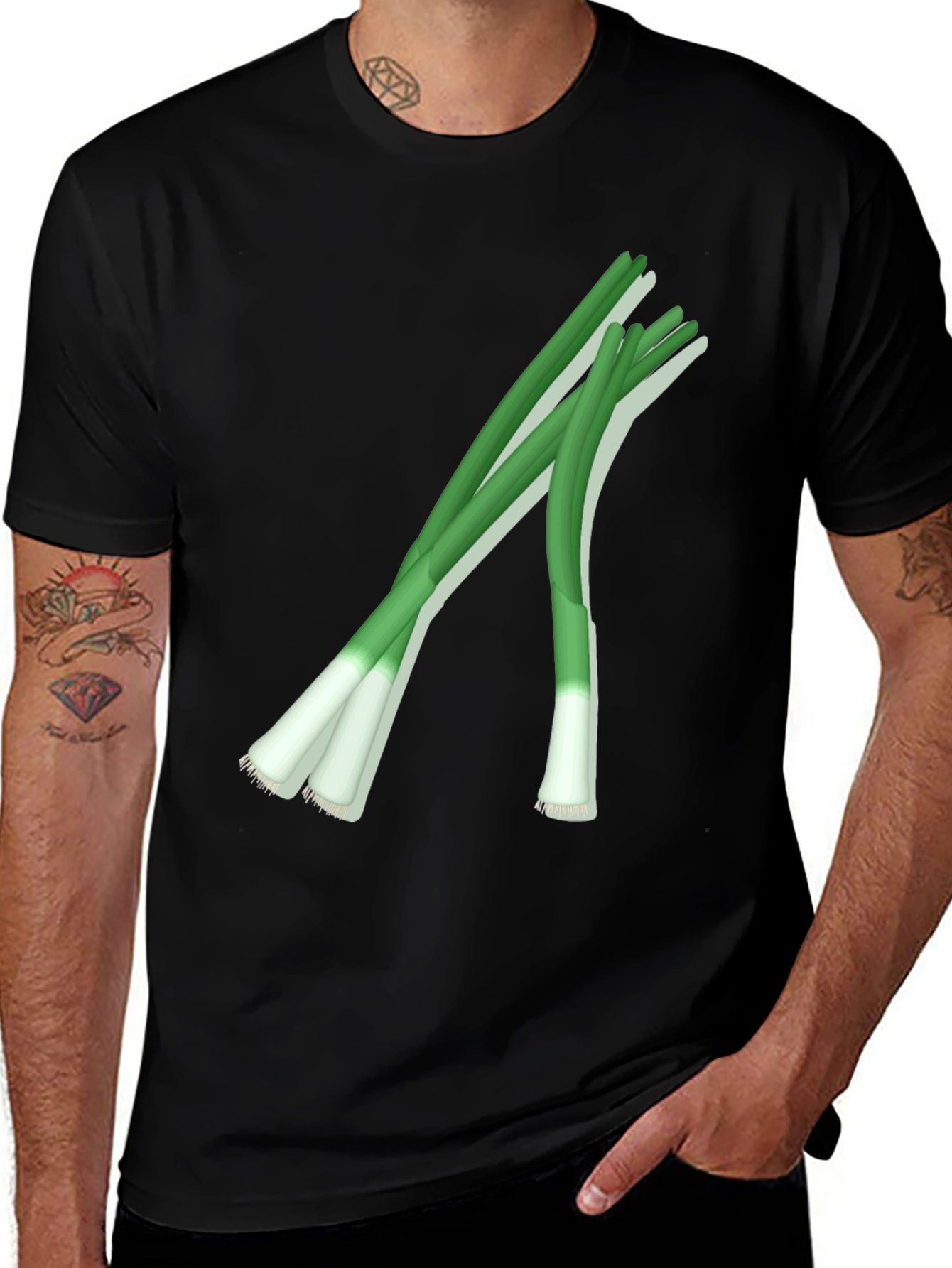 Spring Onion Graphic Tee - Fresh Style