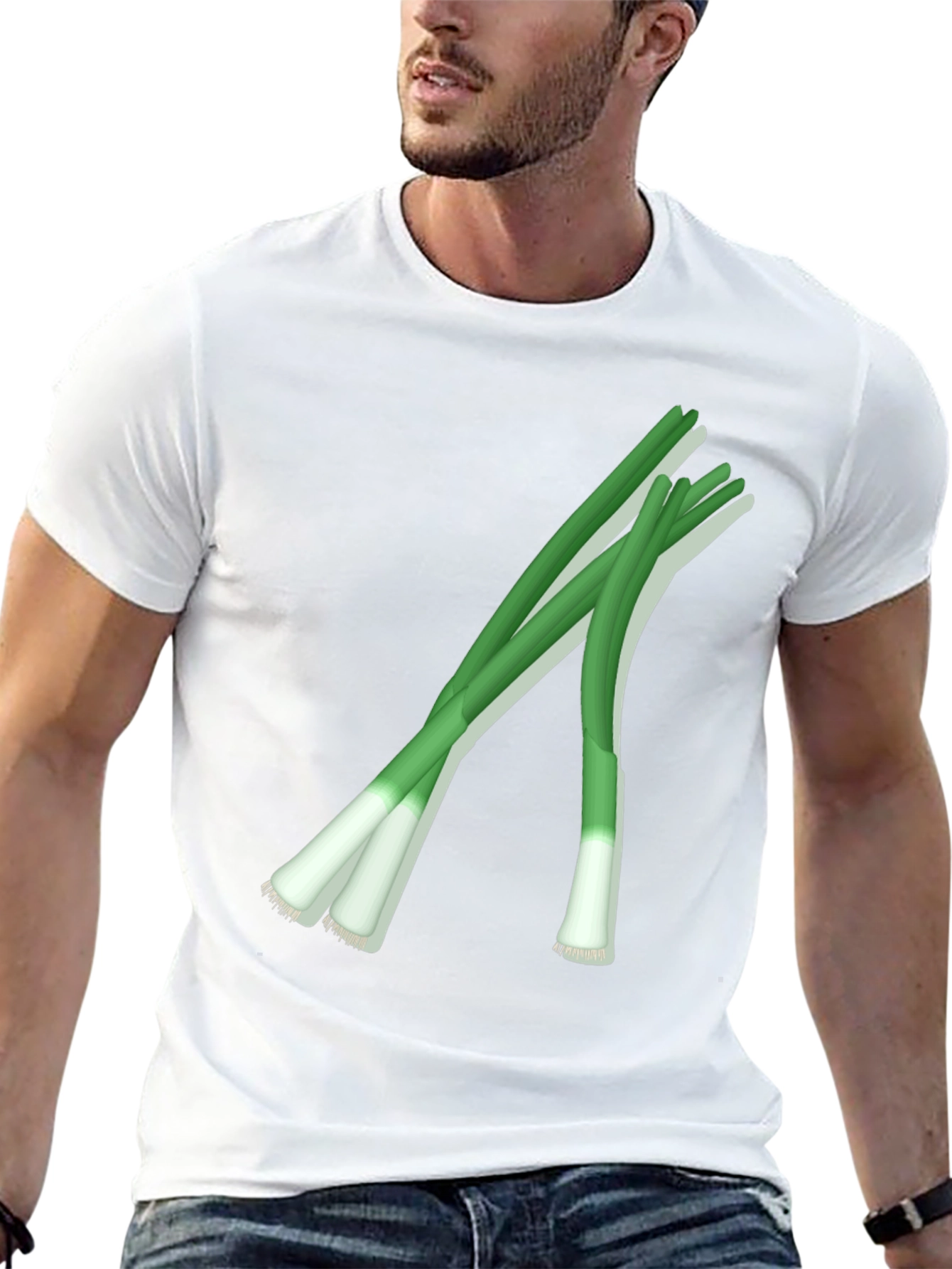 Spring Onion Graphic Tee - Fresh Style