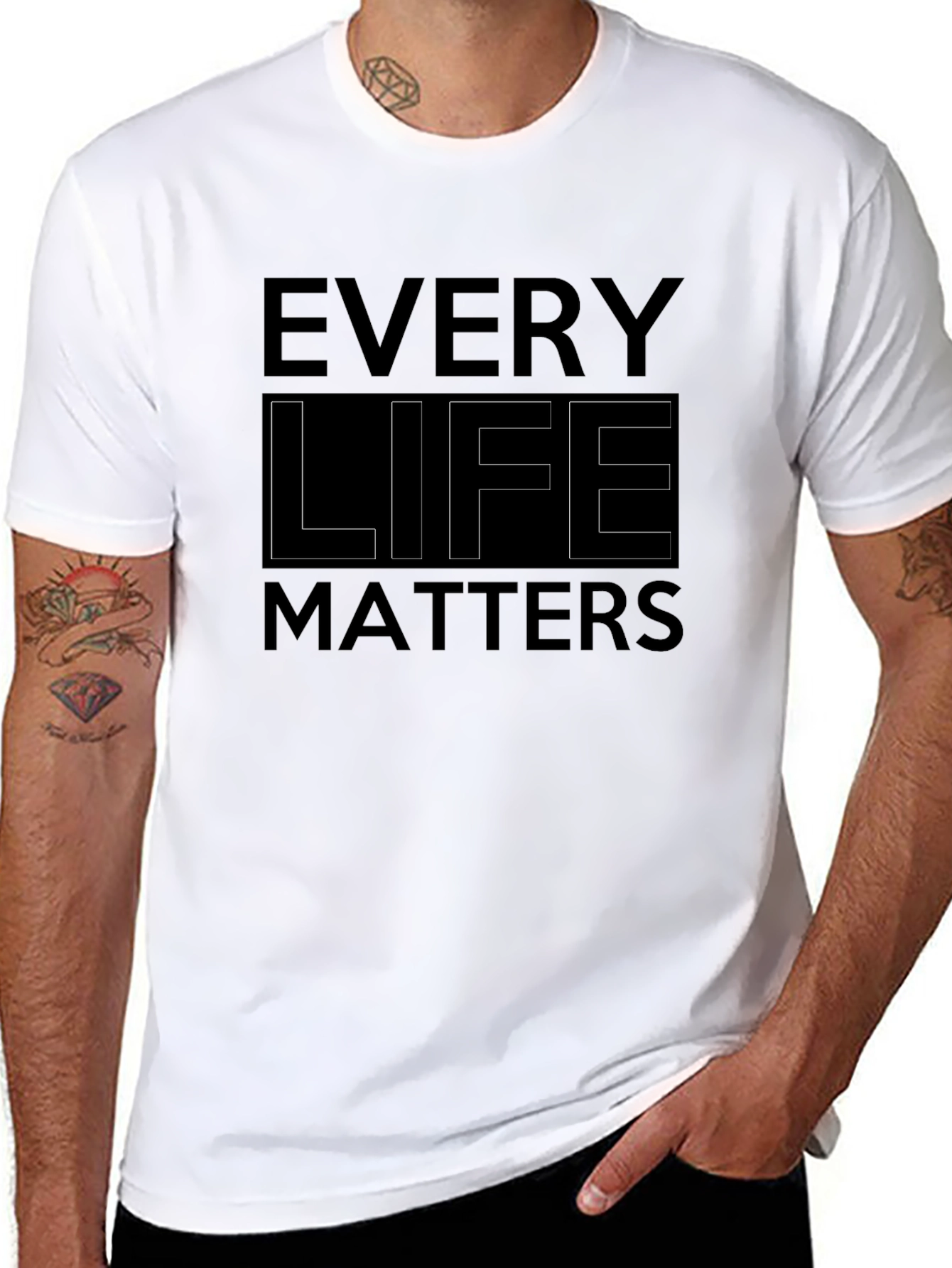 Every Life Matters Black T-Shirt