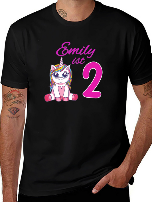 Emily 2nd Birthday Unicorn T-Shirt