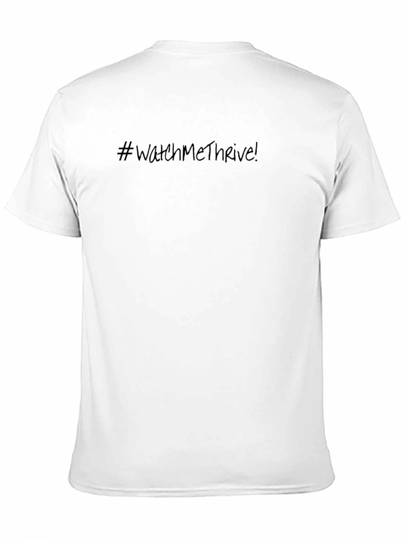 WatchMeThrive! Black T-Shirt - Motivational Tee