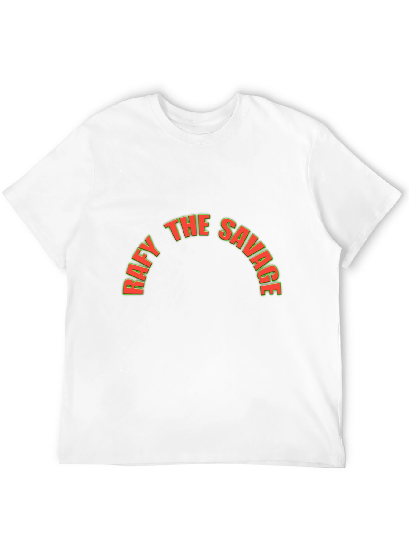 Raffy The Savage Graphic Tee - Mens Black T-Shirt