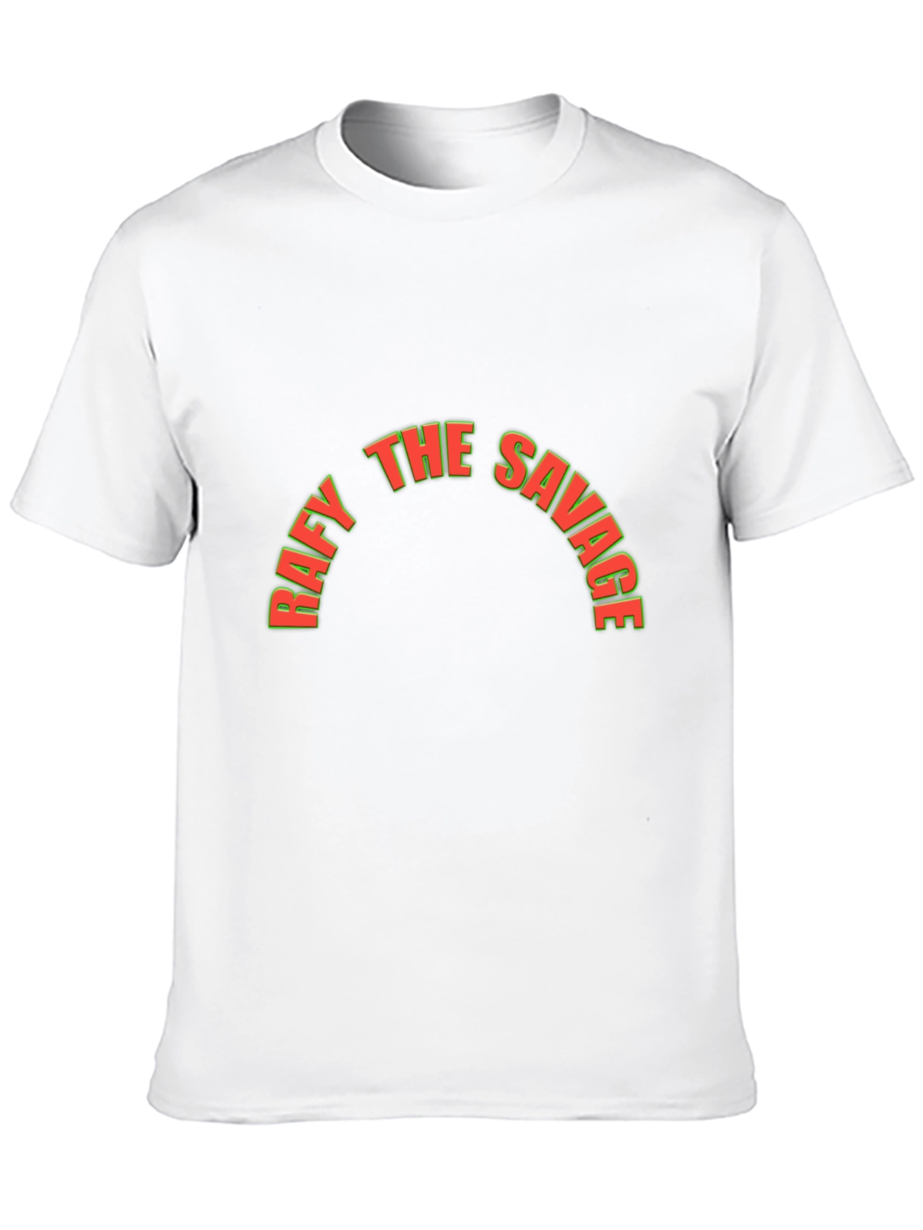 Raffy The Savage Graphic Tee - Mens Black T-Shirt