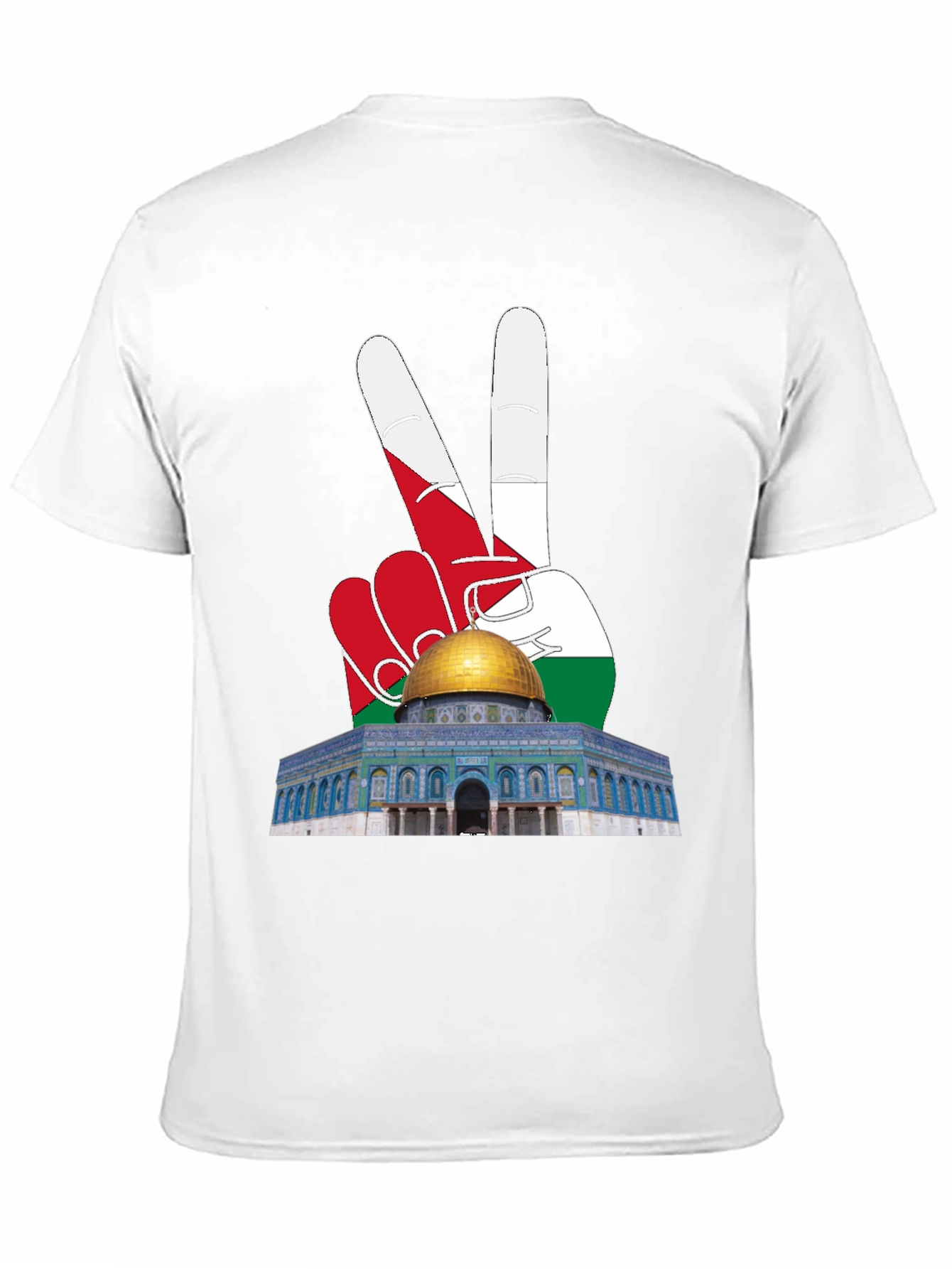 Palestine Peace T-Shirt: Dome of the Rock Graphic Tee