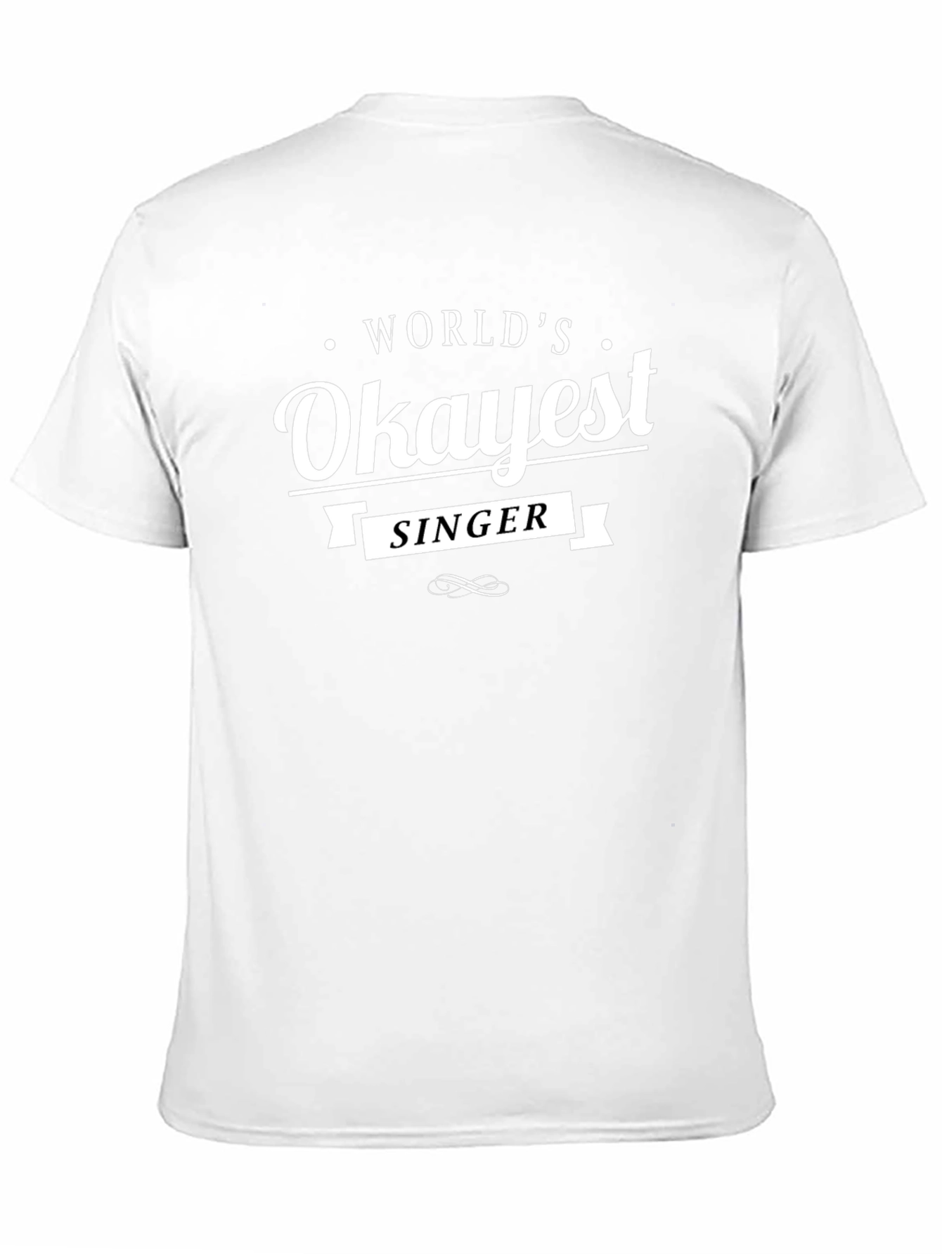 Worlds Okayest Singer T-Shirt Funny Tee