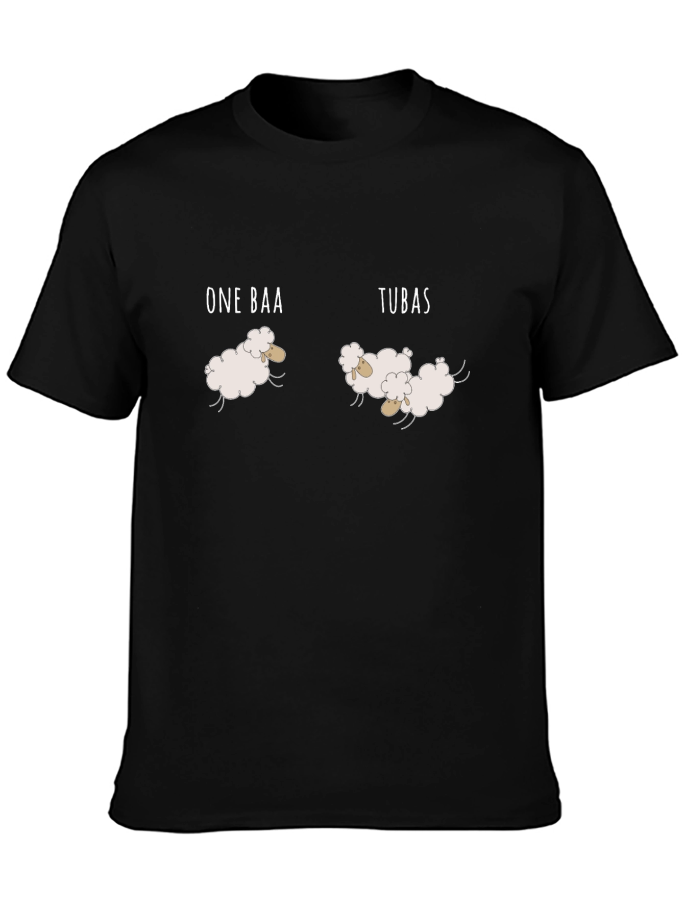 One Baa Two Baas Sheep Pun T-Shirt