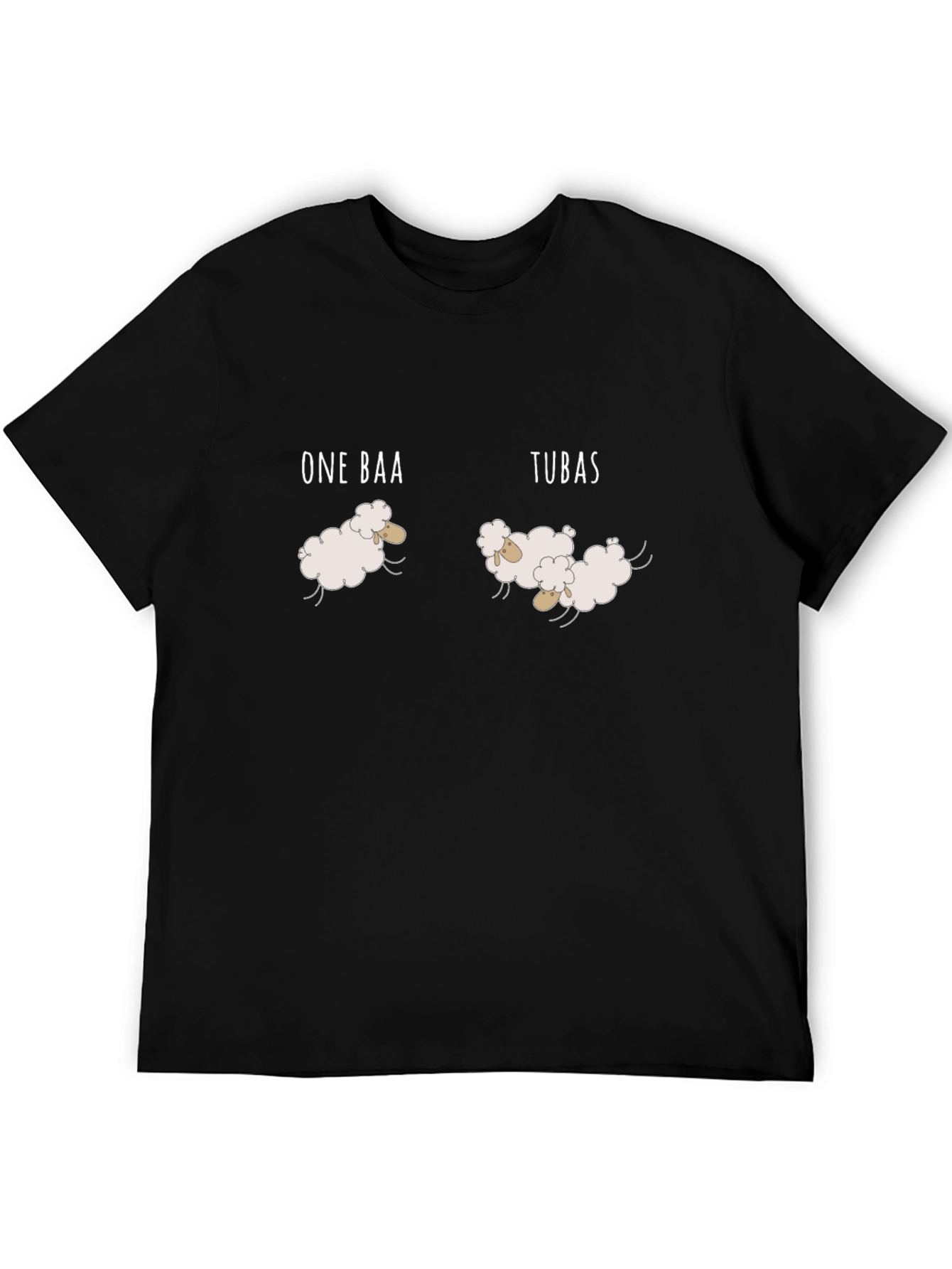One Baa Two Baas Sheep Pun T-Shirt