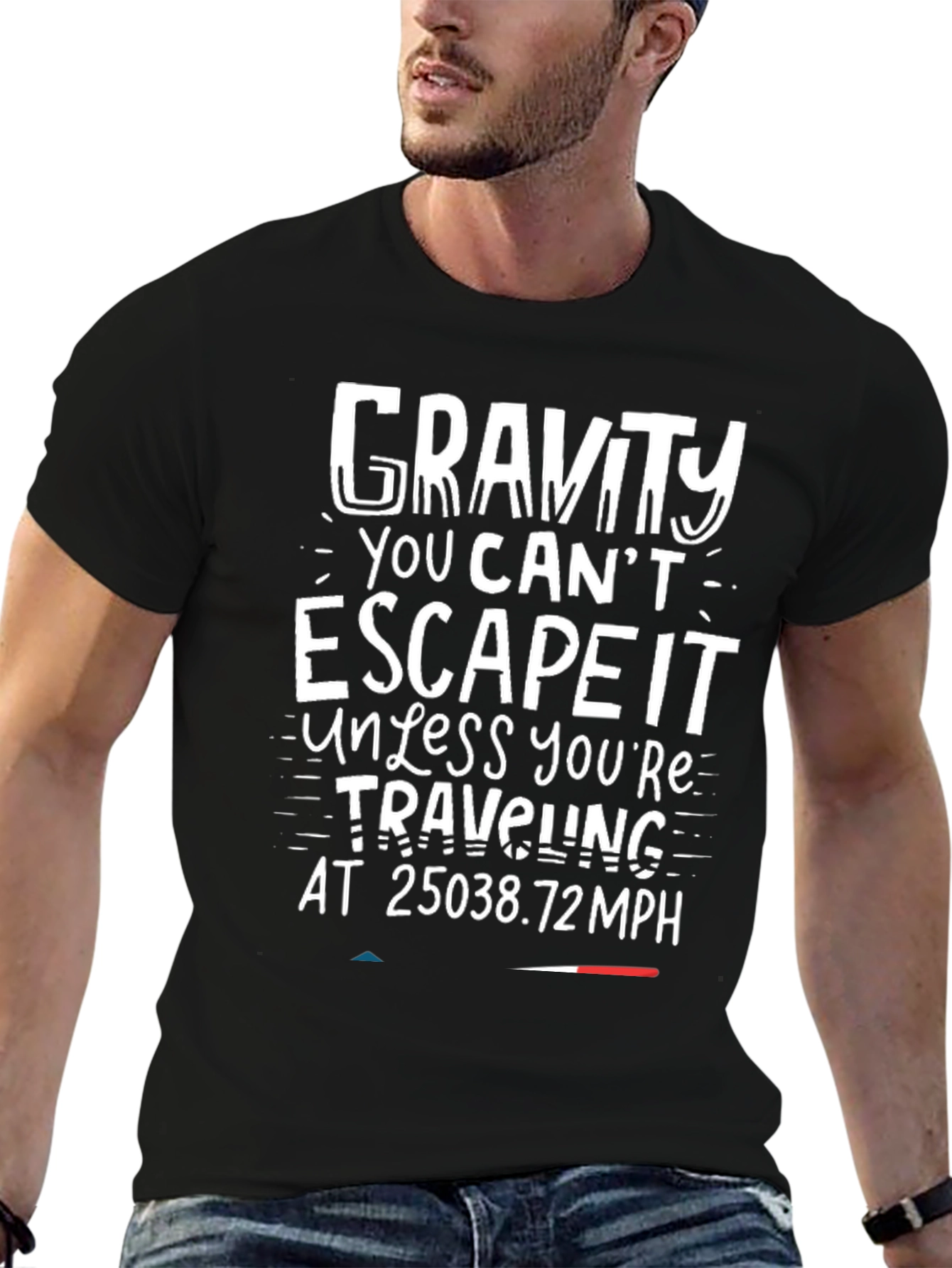 Gravity Escape Velocity Graphic Tee