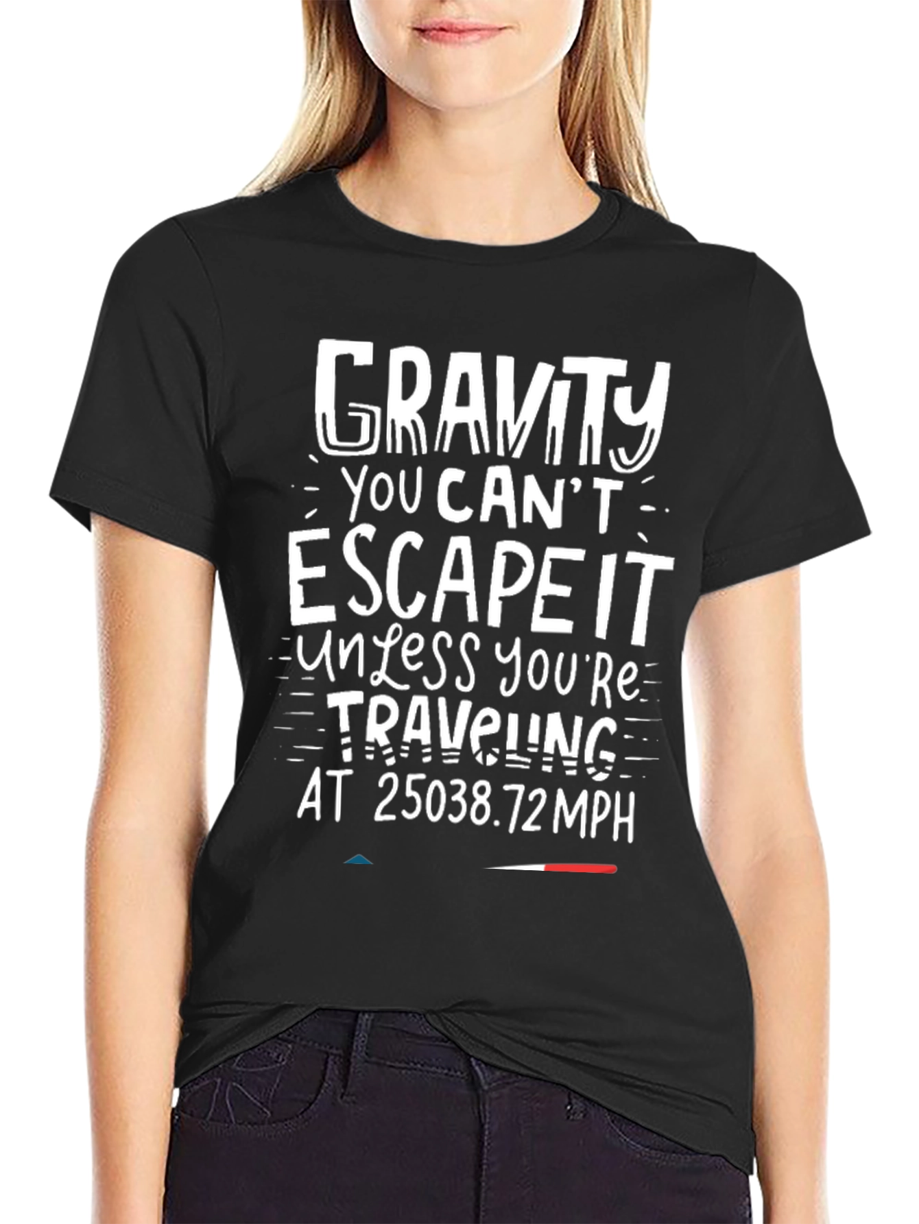 Gravity Escape Velocity Graphic Tee