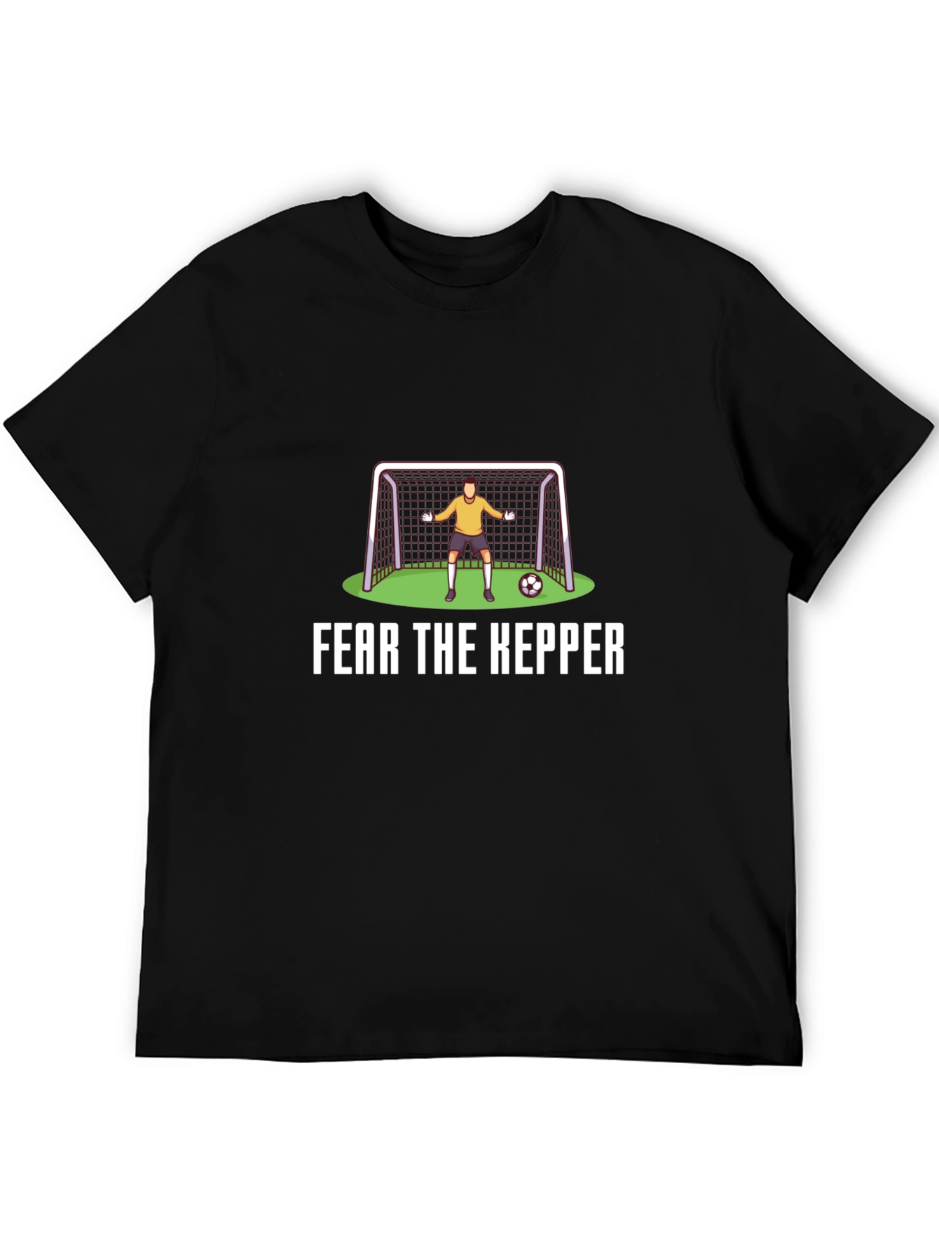 Fear The Keeper Black Graphic Tee