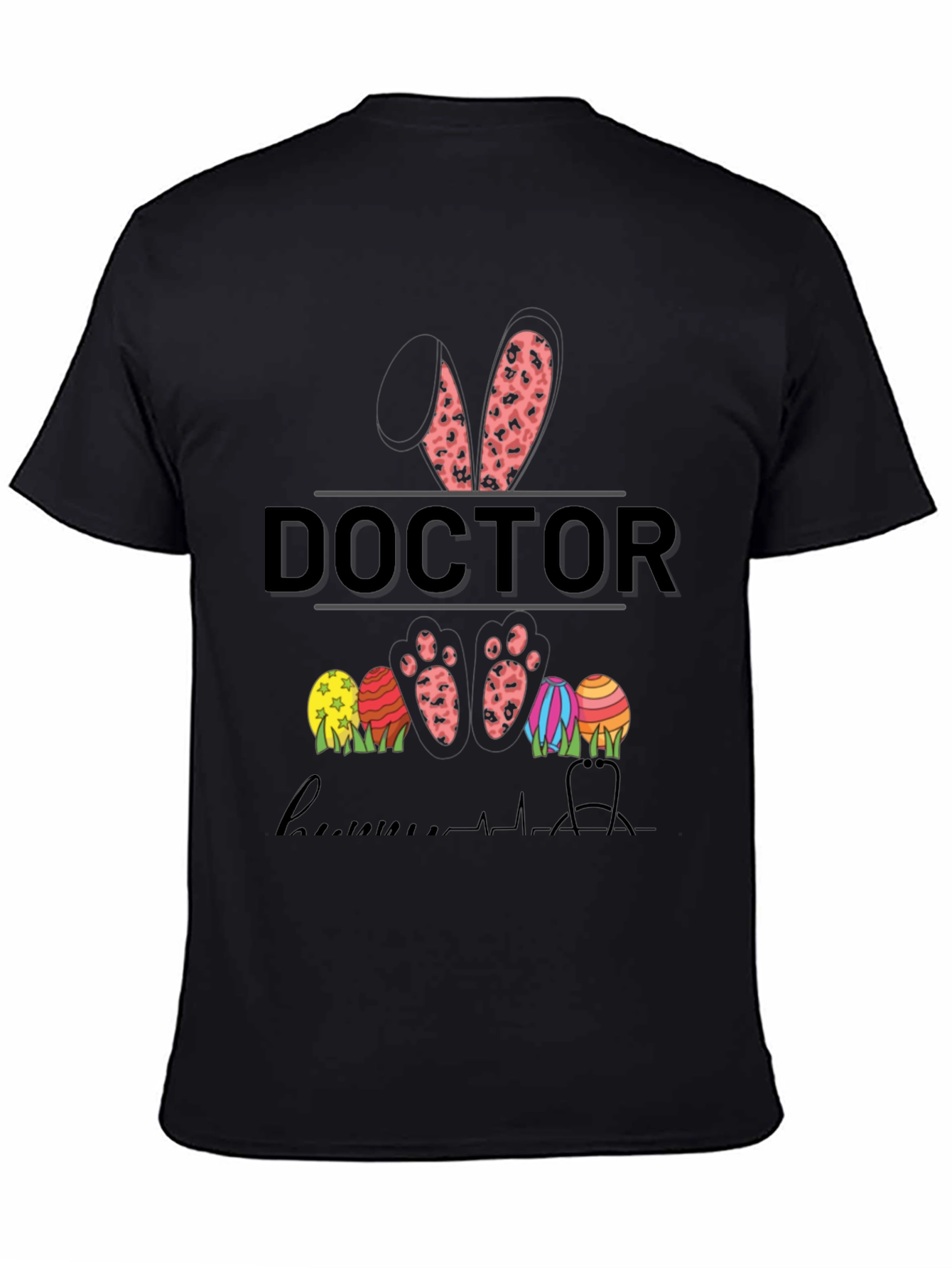 Doctor Easter Bunny Leopard Print Shirt