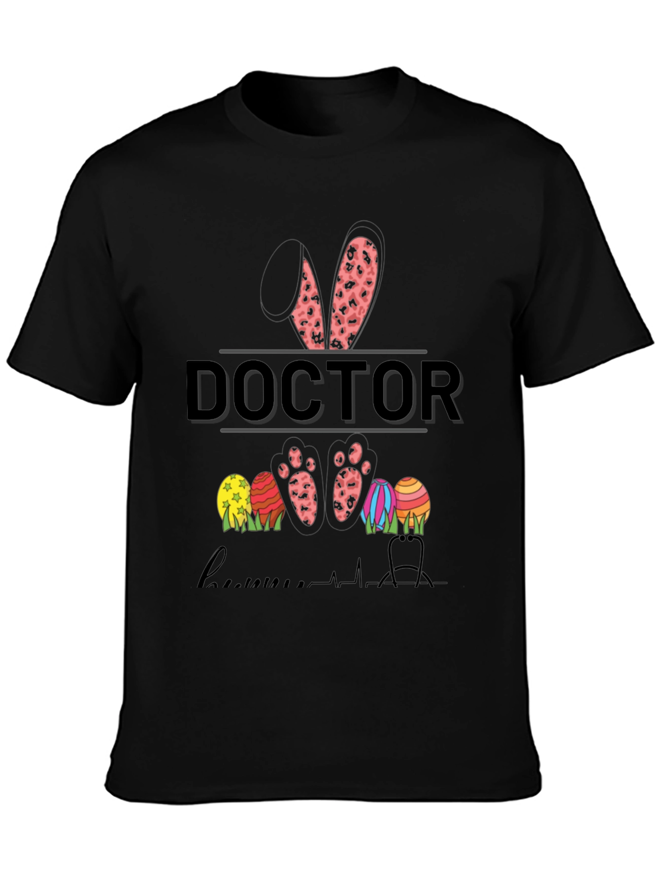 Doctor Easter Bunny Leopard Print Shirt