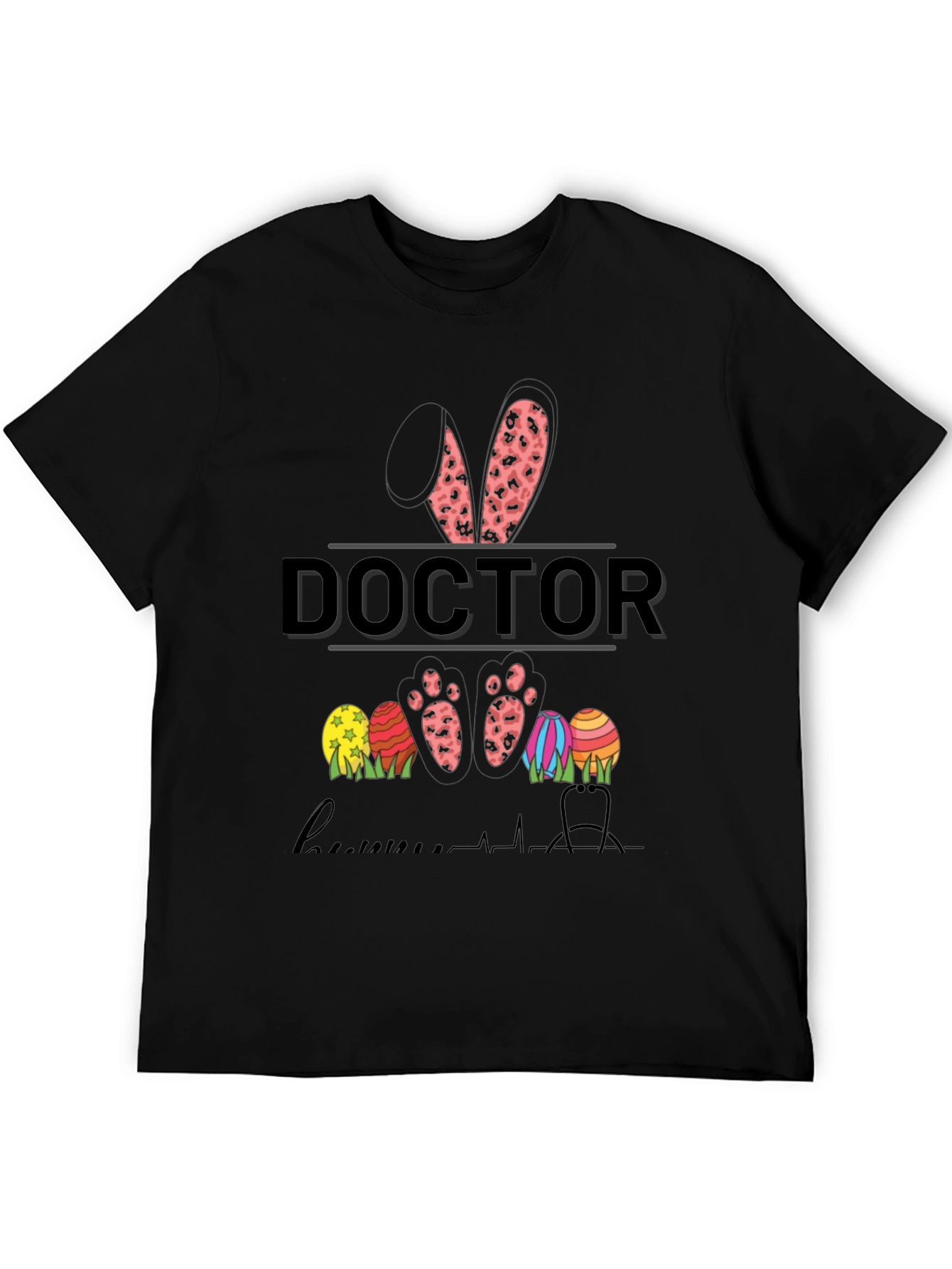 Doctor Easter Bunny Leopard Print Shirt