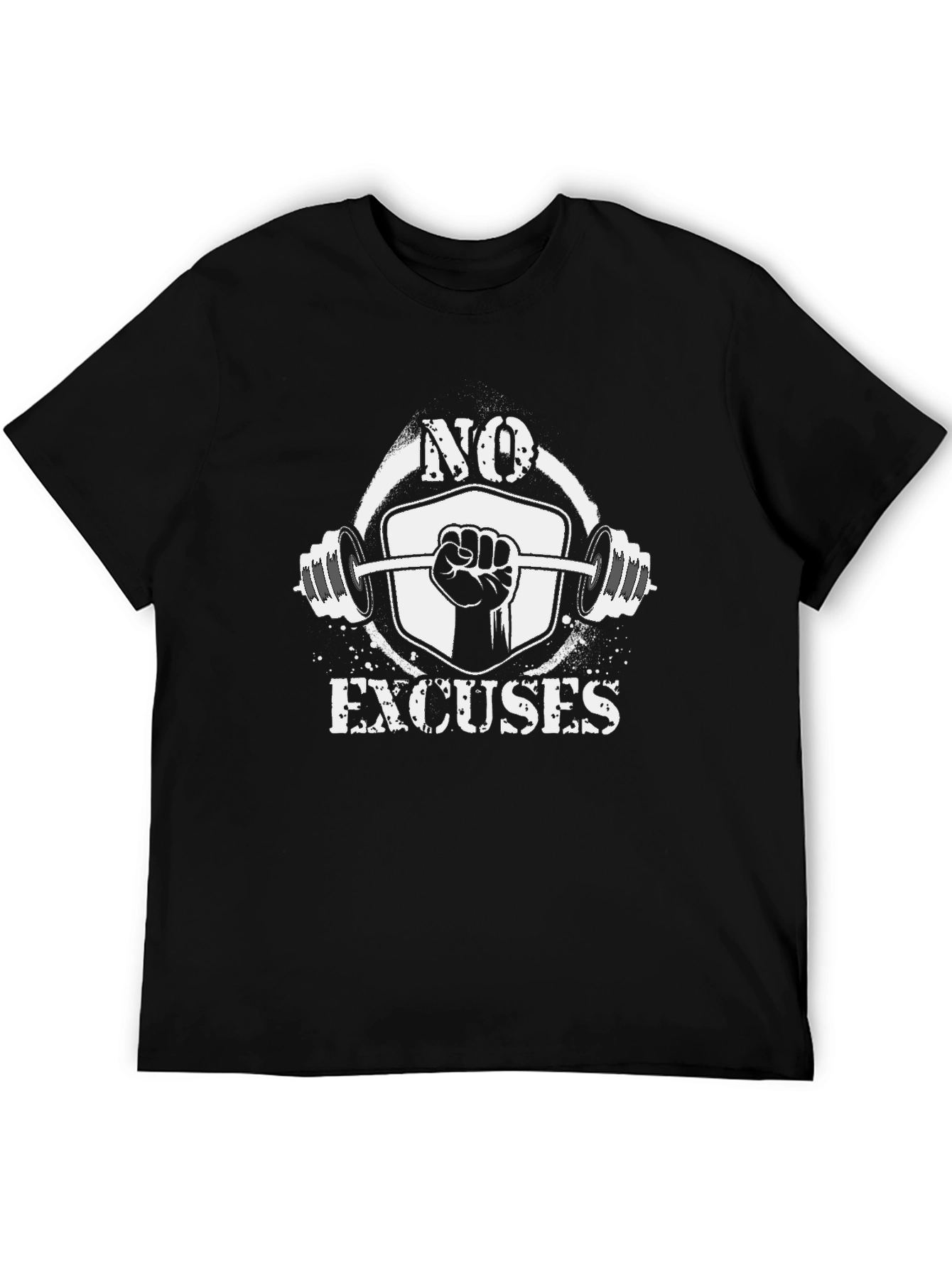 No Excuses Weightlifting Graphic T-Shirt