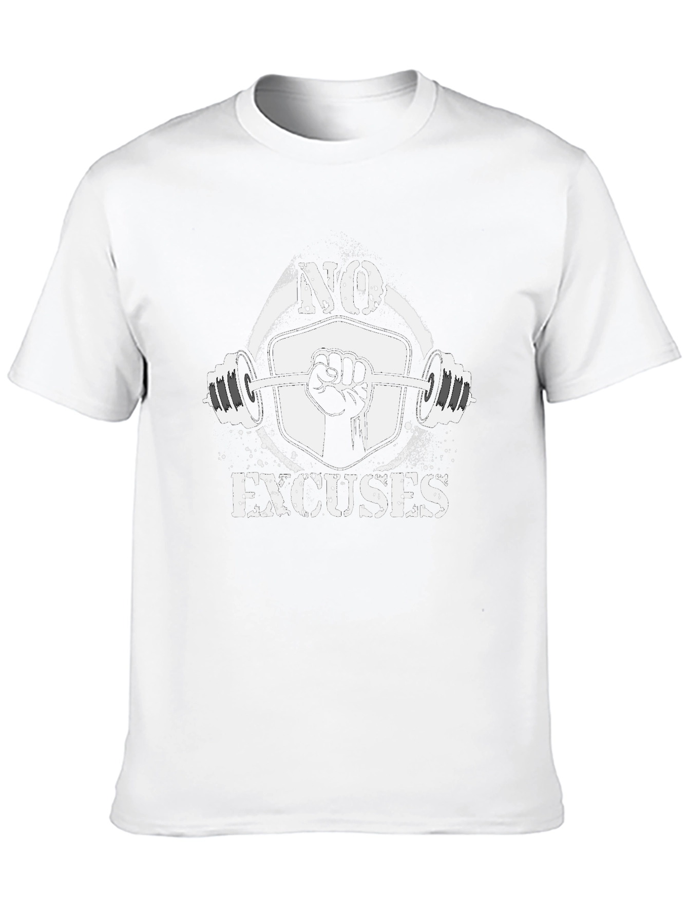 No Excuses Weightlifting Graphic T-Shirt