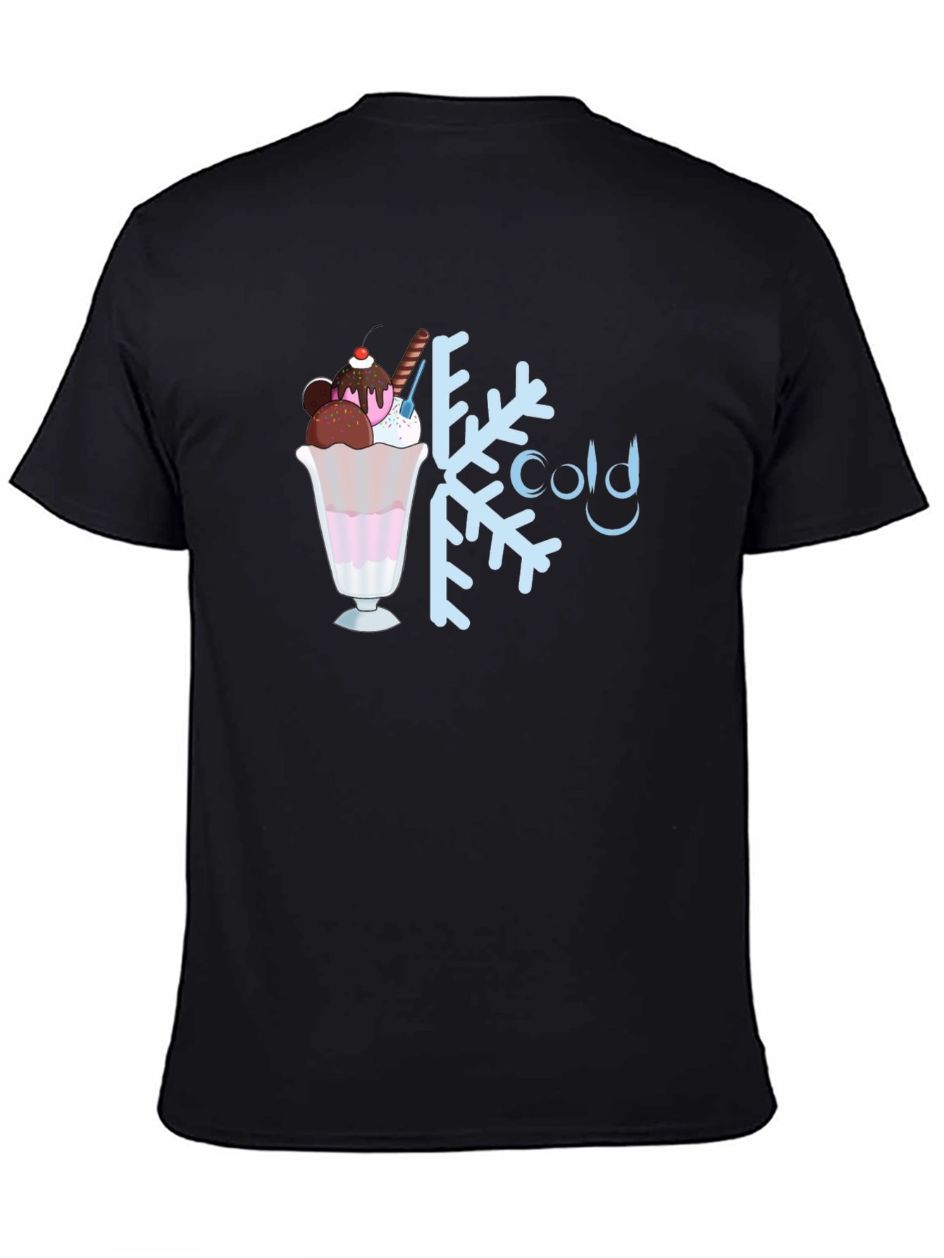 Cold Treat Graphic Tee - Black