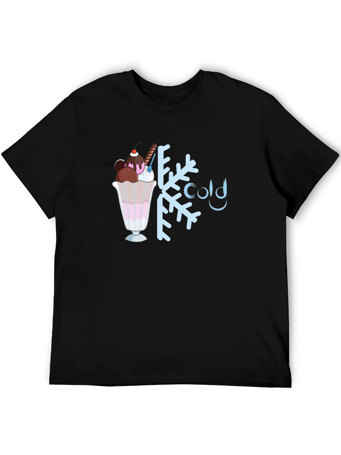 Cold Treat Graphic Tee - Black