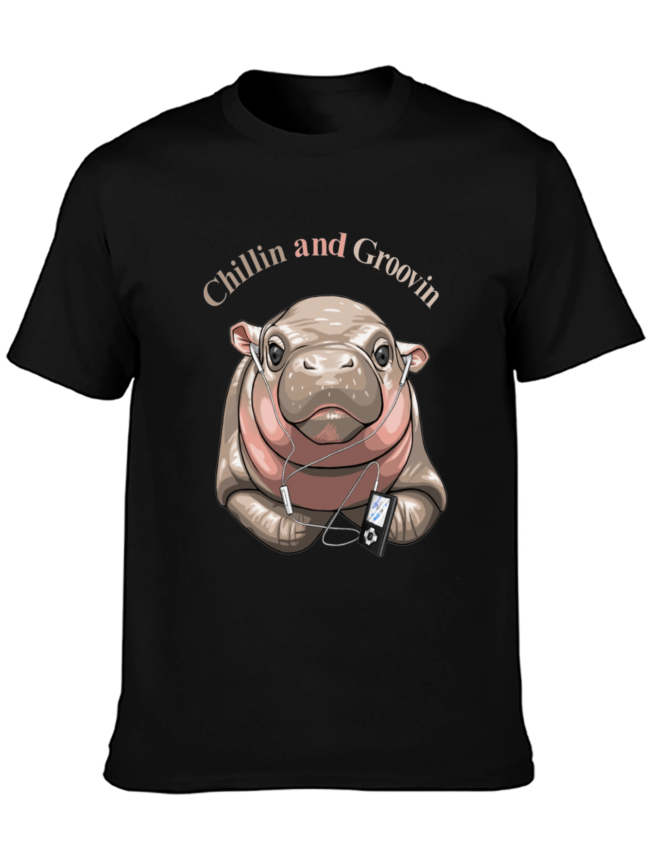 Chillin Hippo Graphic Tee