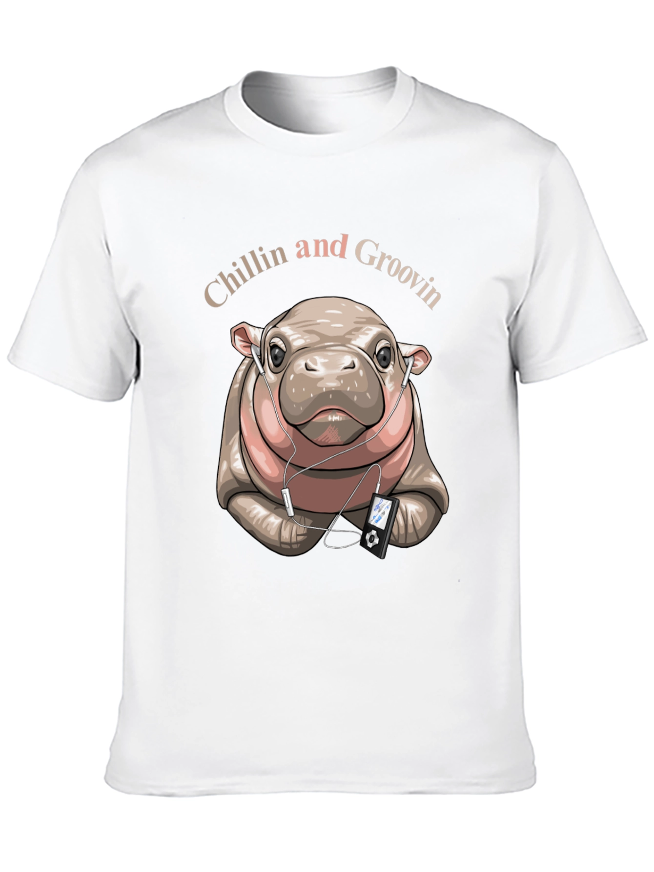 Chillin Hippo Graphic Tee