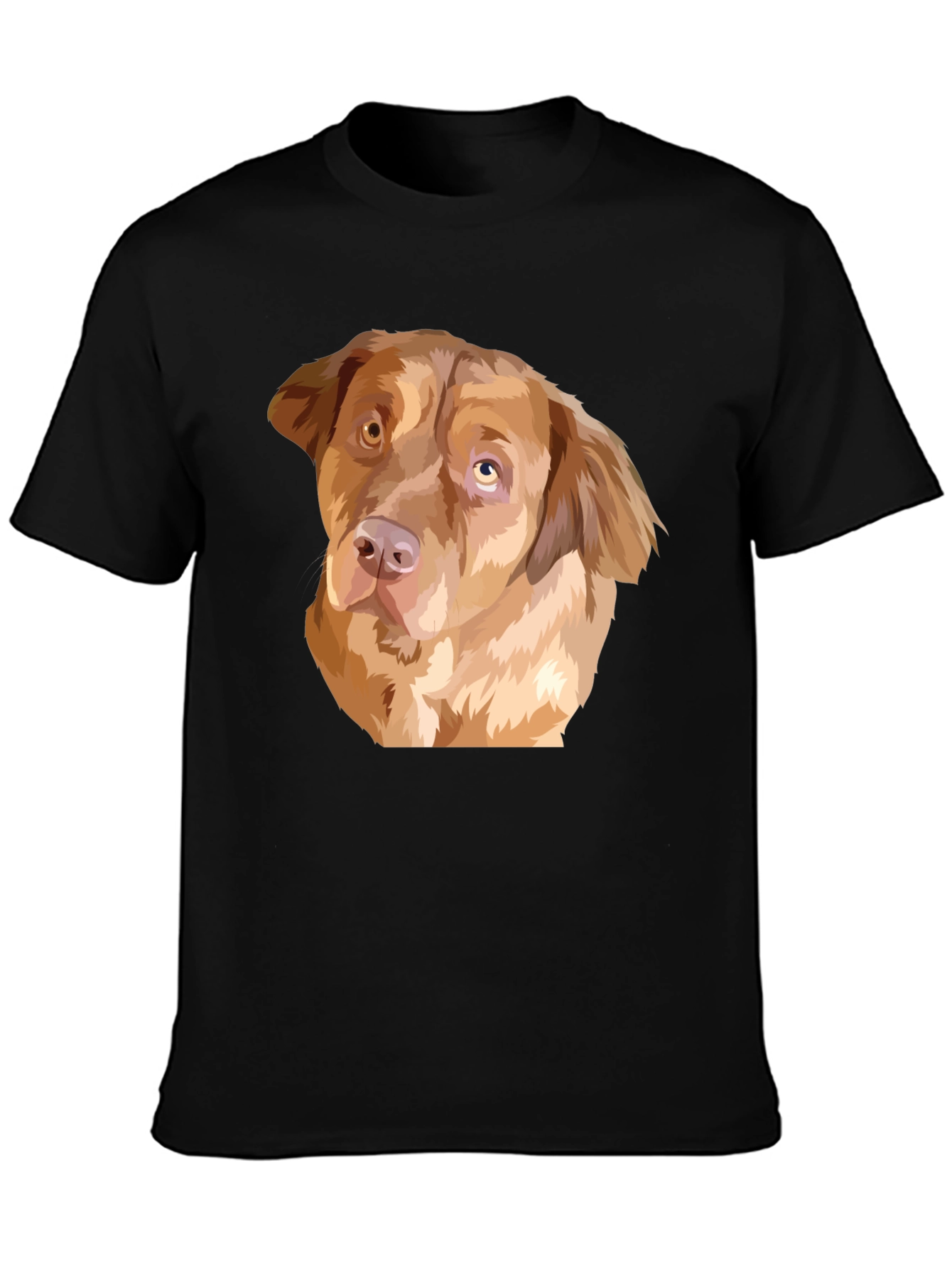 Dog Graphic Black T-Shirt - Pet Lover Apparel