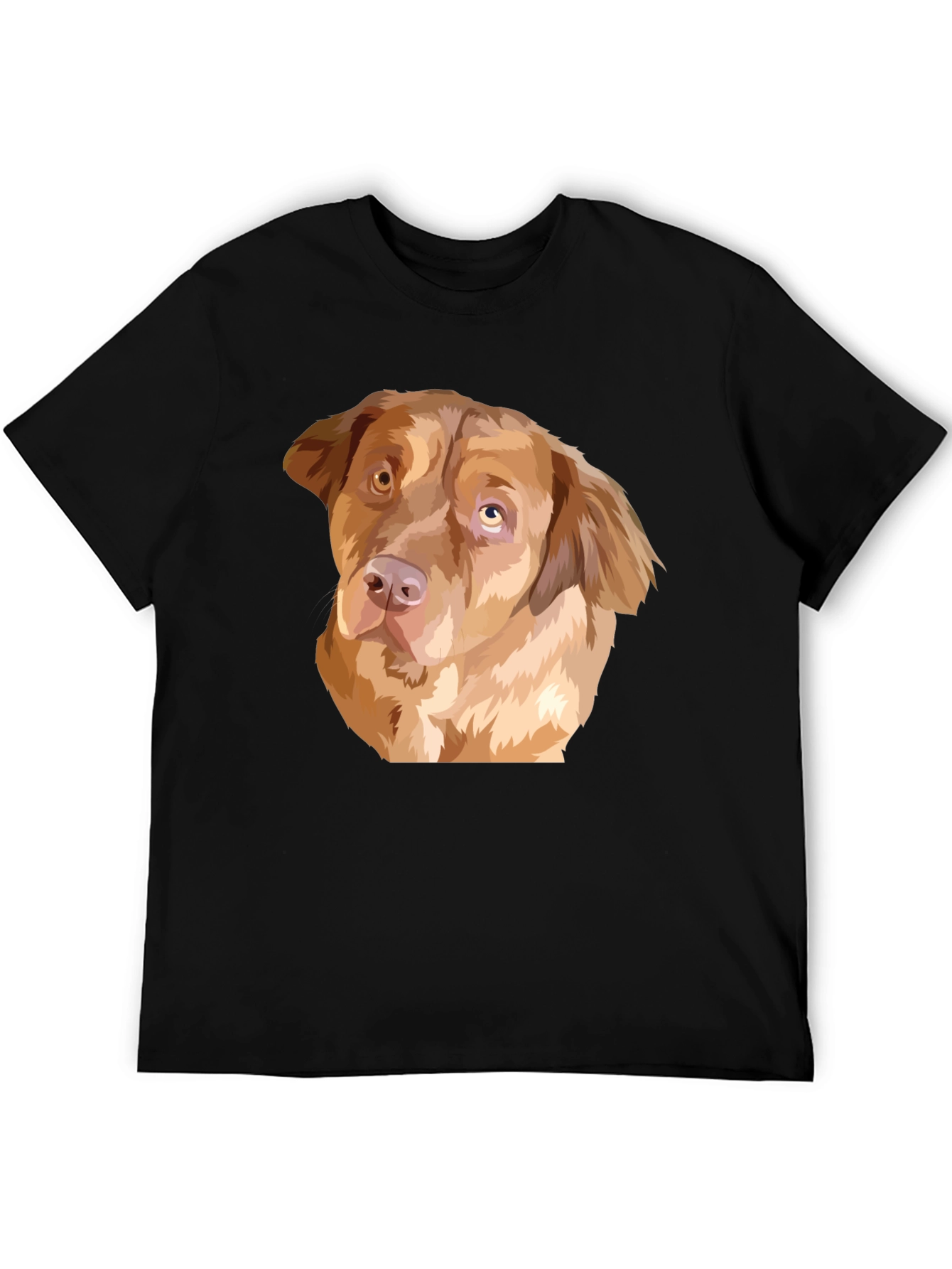 Dog Graphic Black T-Shirt - Pet Lover Apparel
