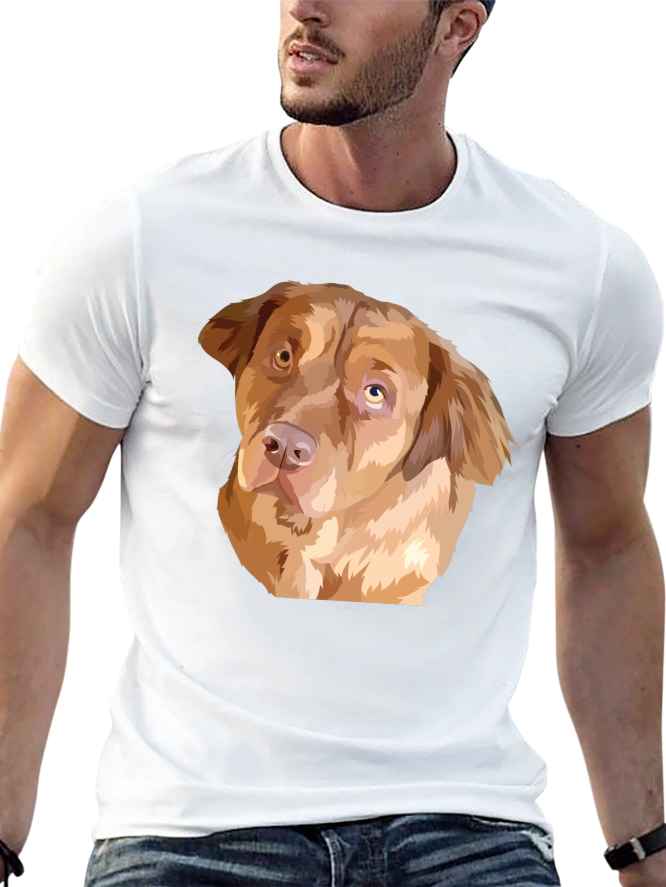 Dog Graphic Black T-Shirt - Pet Lover Apparel