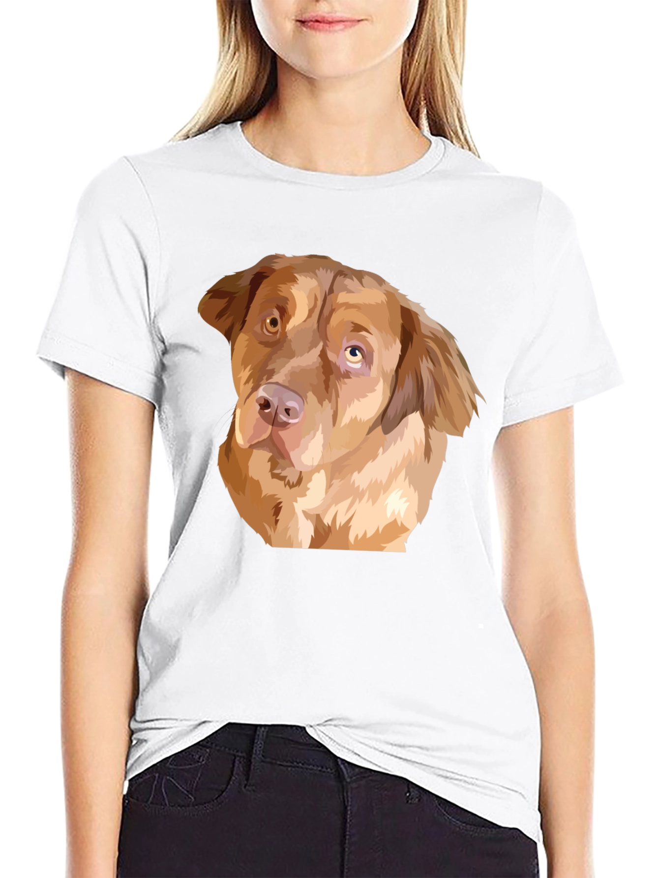 Dog Graphic Black T-Shirt - Pet Lover Apparel