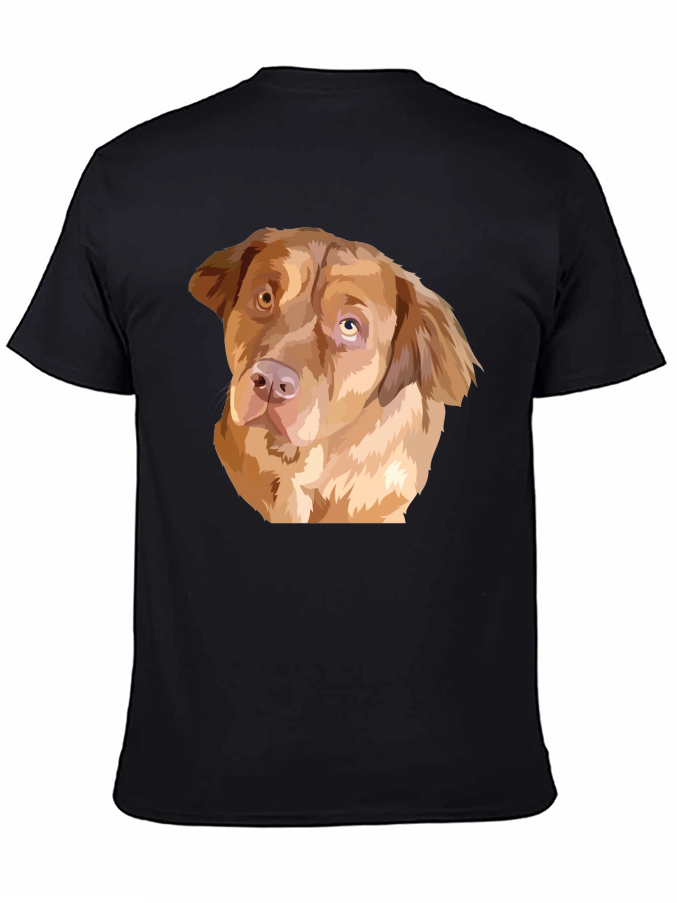 Dog Graphic Black T-Shirt - Pet Lover Apparel