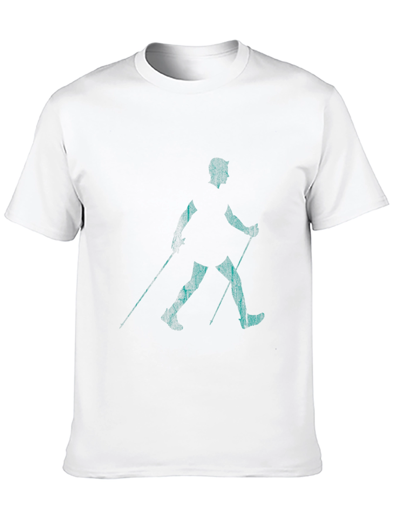 Nordic Walking Black T-Shirt