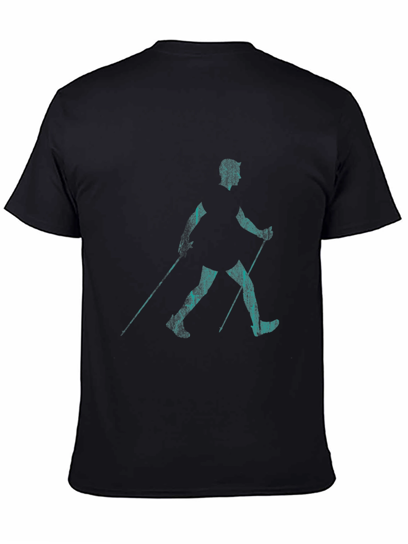 Nordic Walking Black T-Shirt