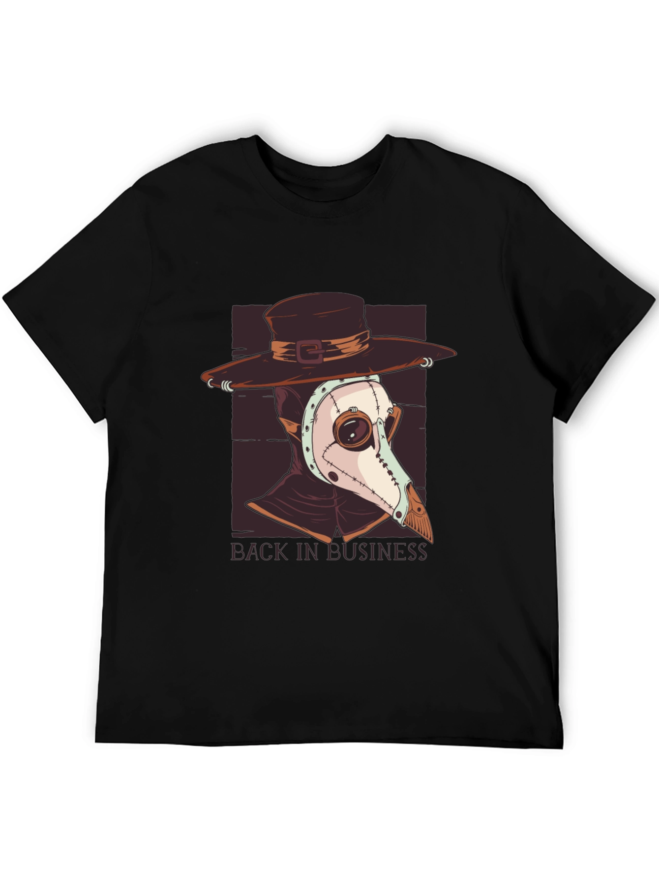 Plague Doctor Back in Business Graphic T-Shirt