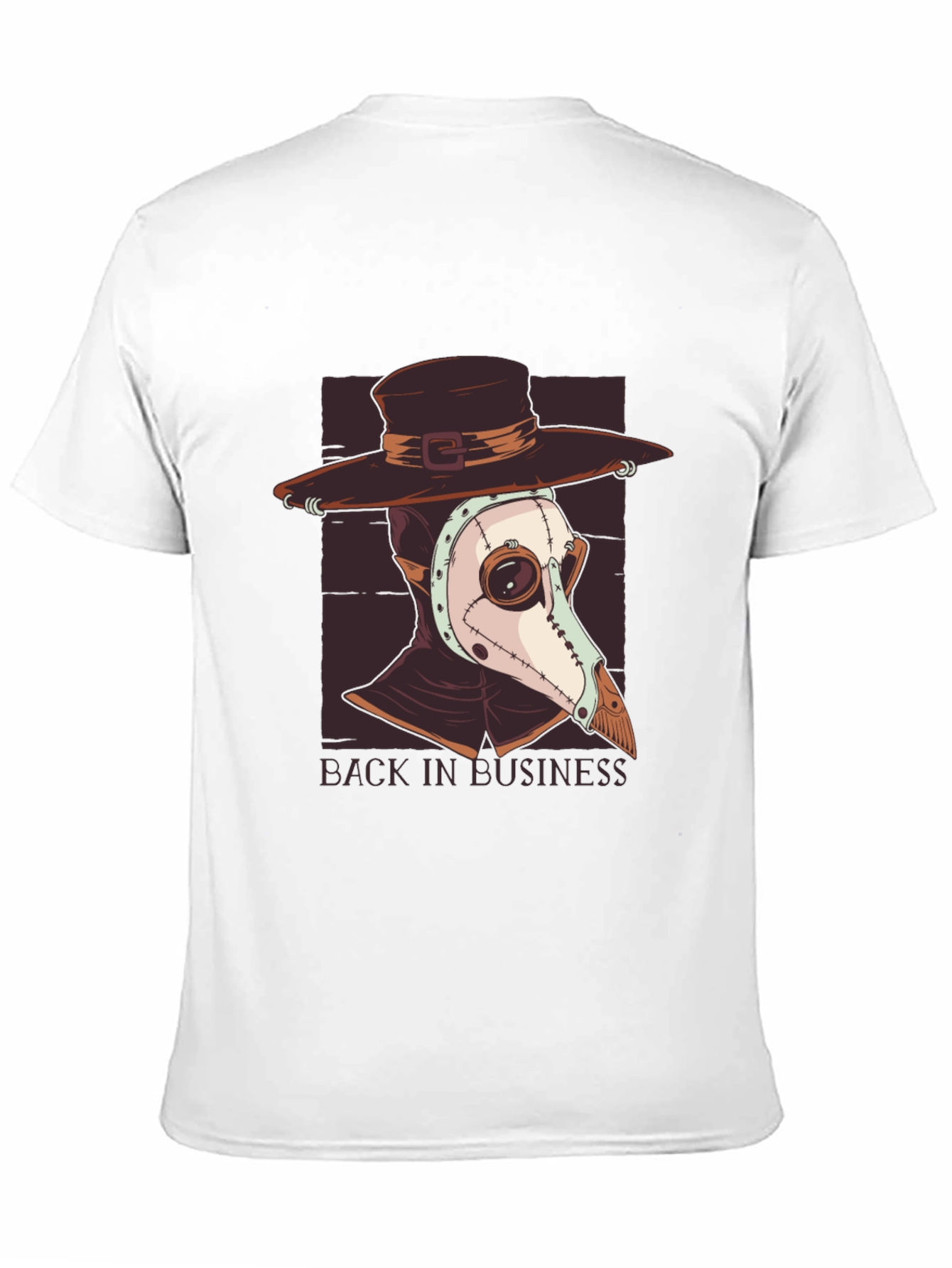 Plague Doctor Back in Business Graphic T-Shirt