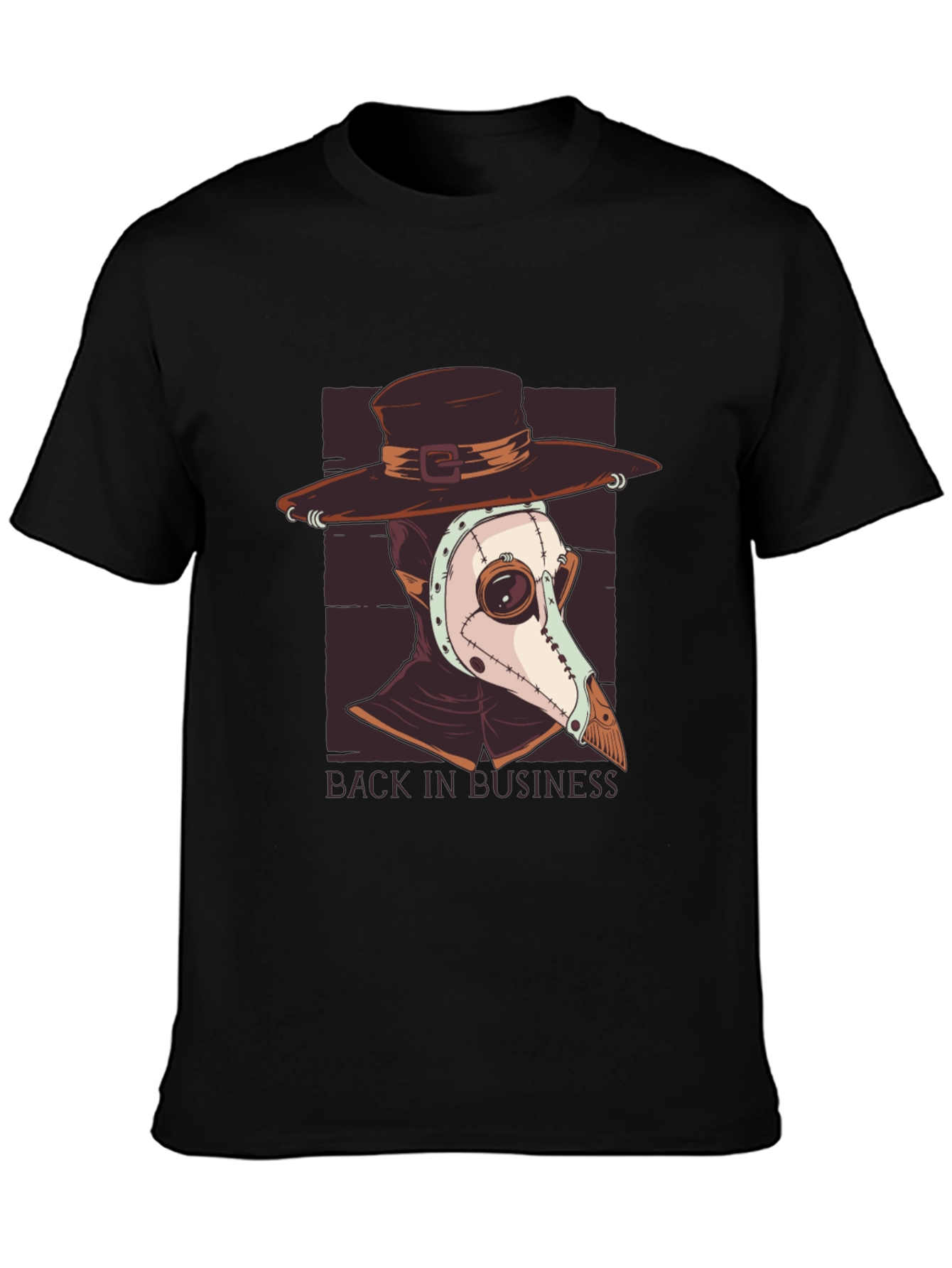 Plague Doctor Back in Business Graphic T-Shirt