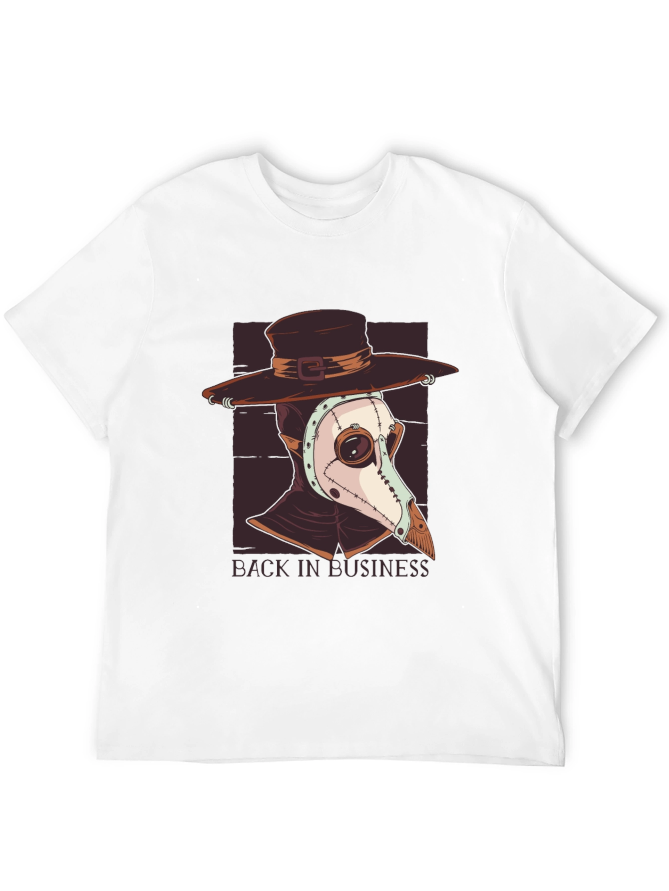 Plague Doctor Back in Business Graphic T-Shirt