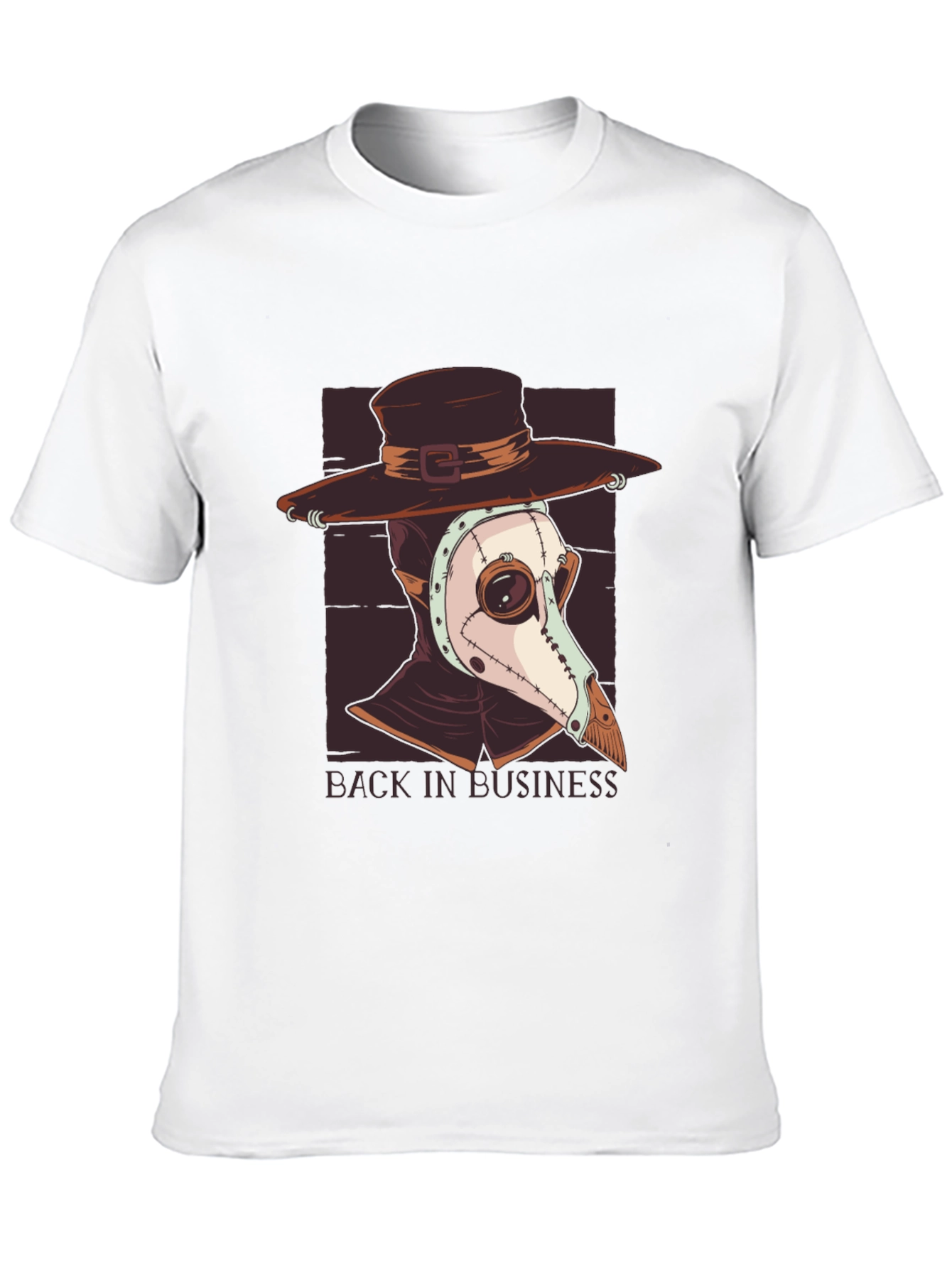 Plague Doctor Back in Business Graphic T-Shirt